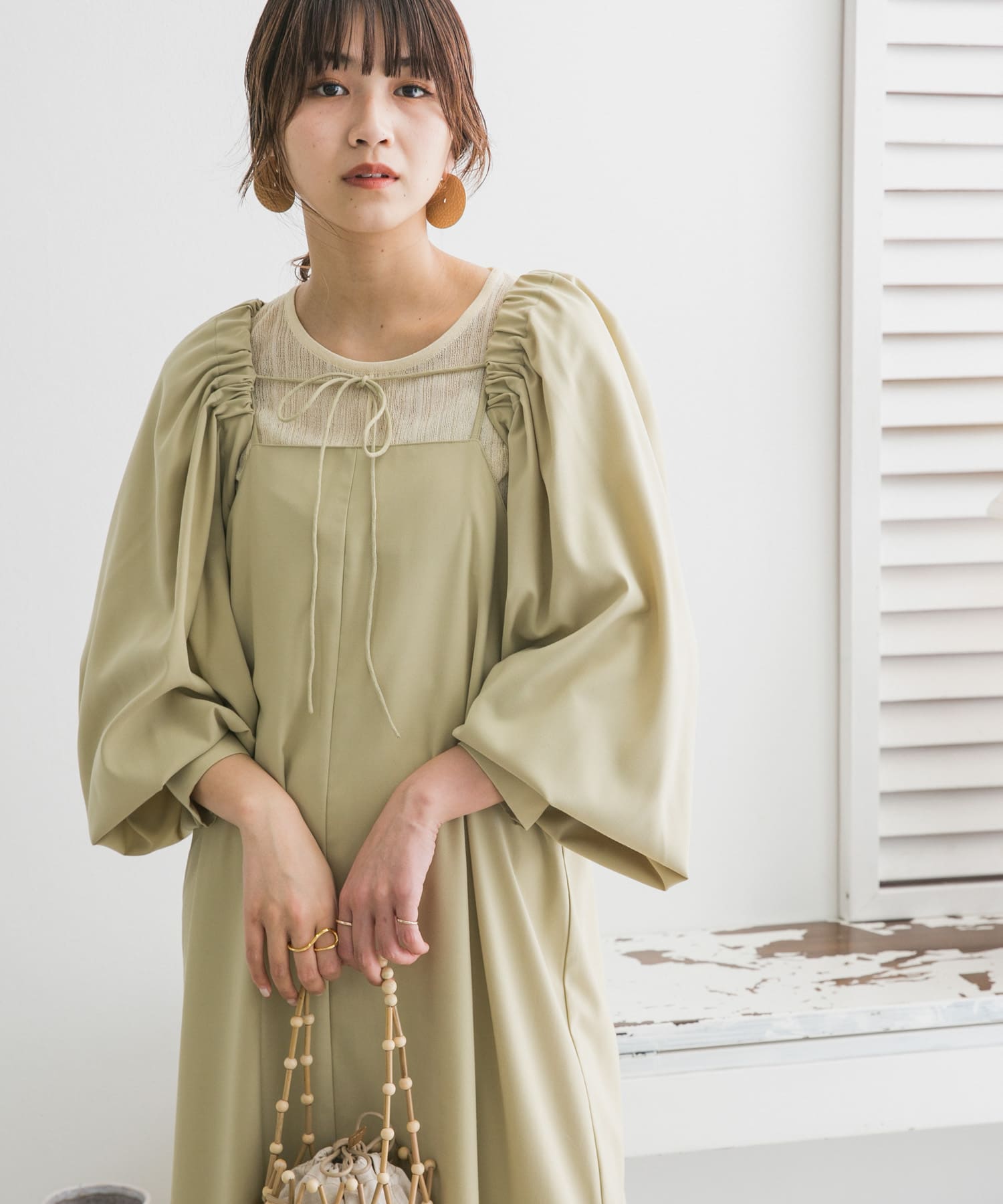 身長：165cm サイズ：one