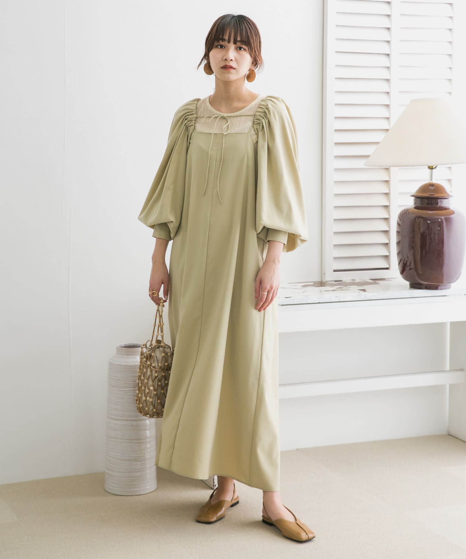 身長：165cm サイズ：one