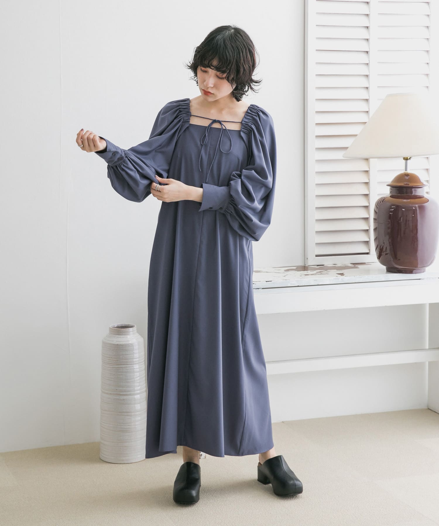 身長：160cm サイズ：one