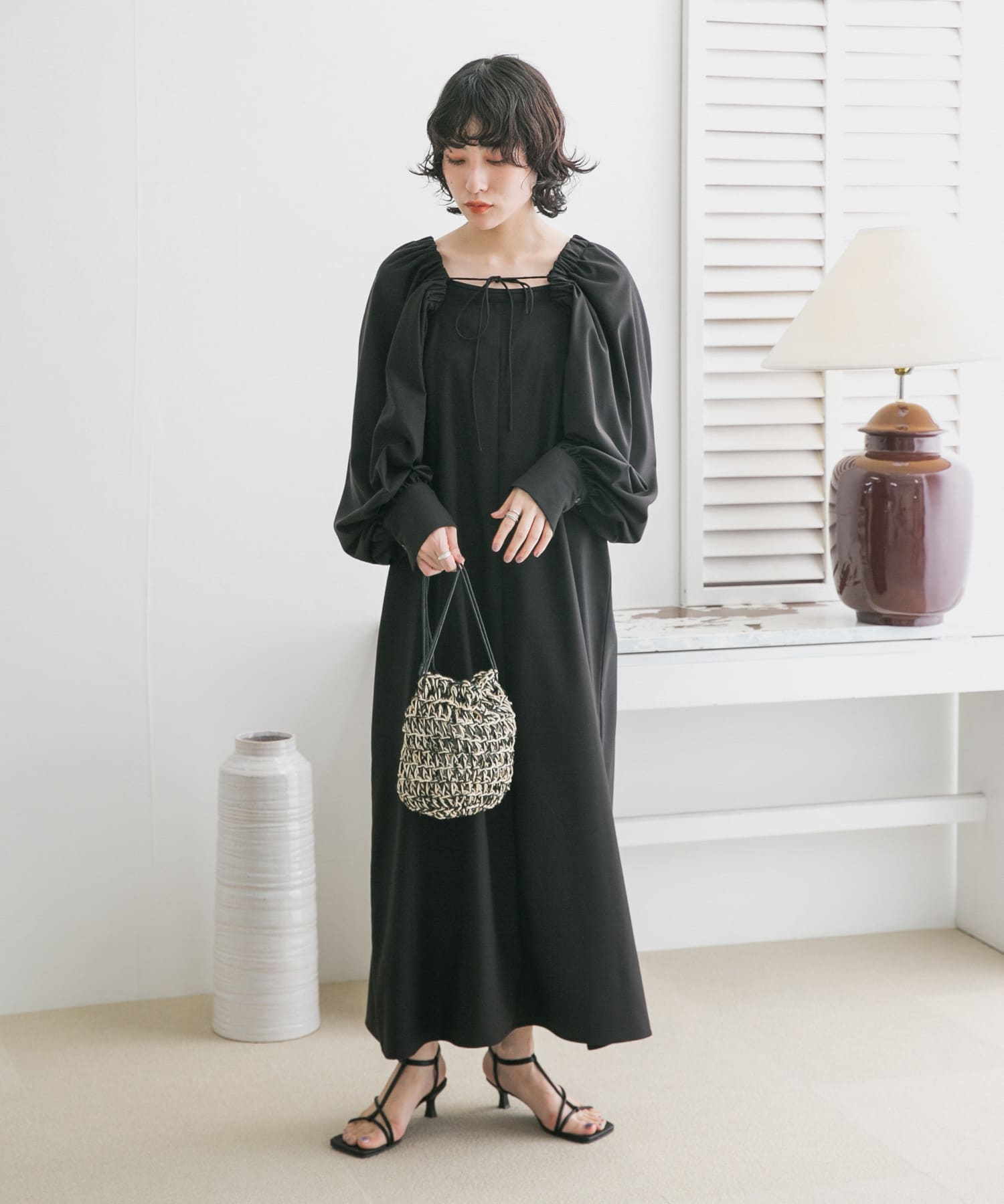 身長：160cm サイズ：one