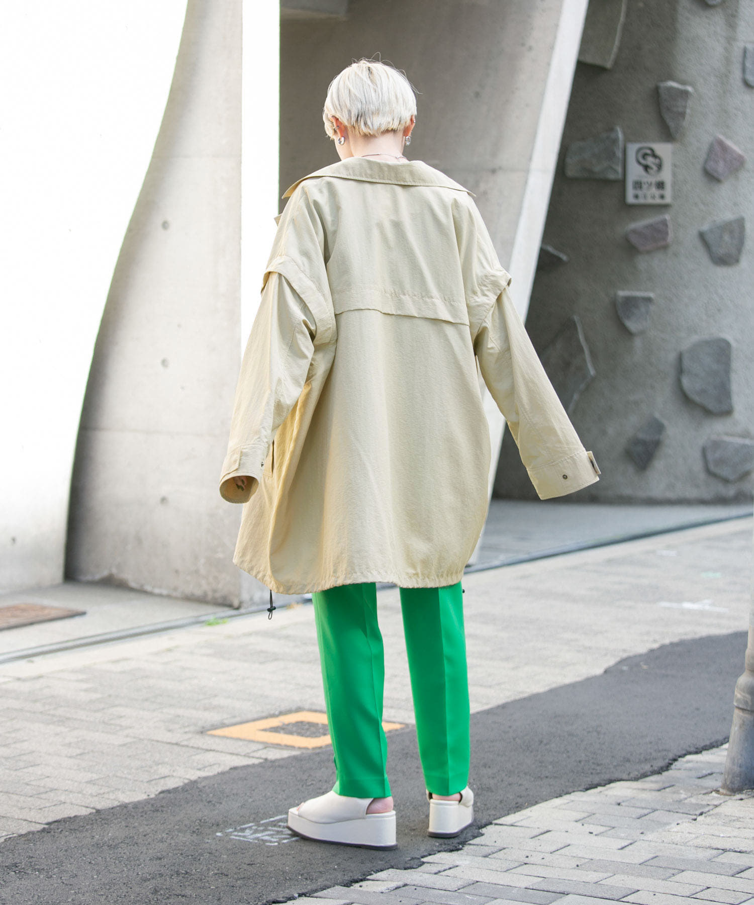 身長：157cm サイズ：one