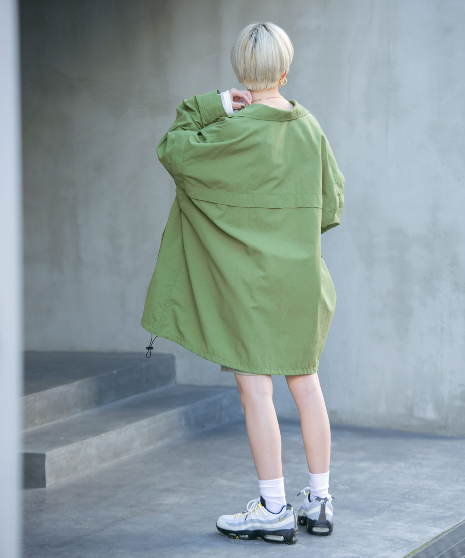 身長：157cm サイズ：one