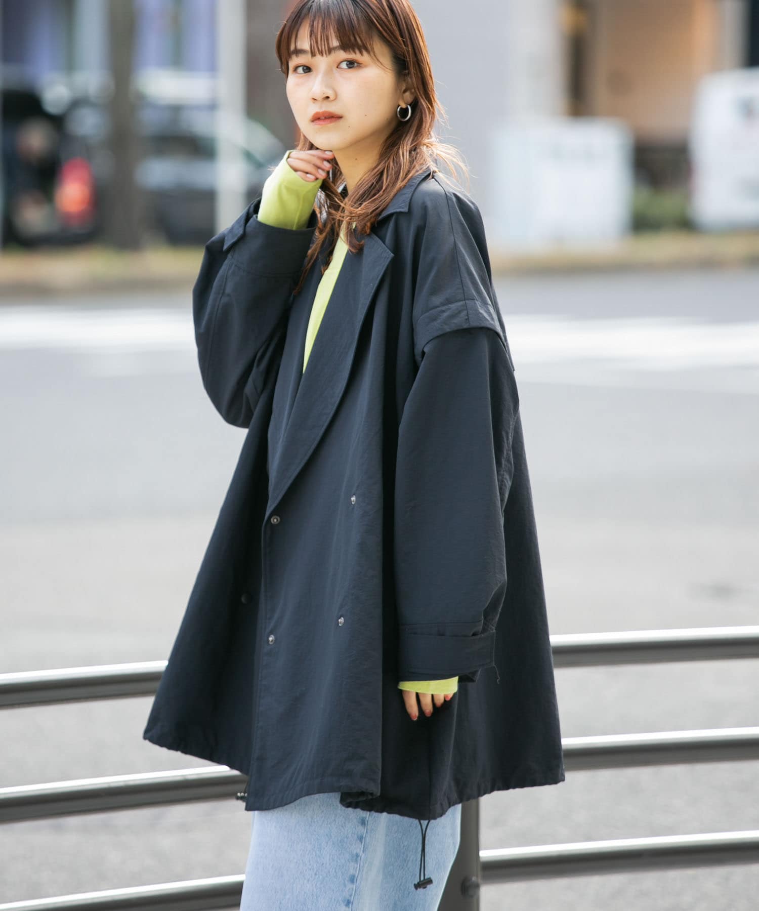 身長：165cm サイズ：one