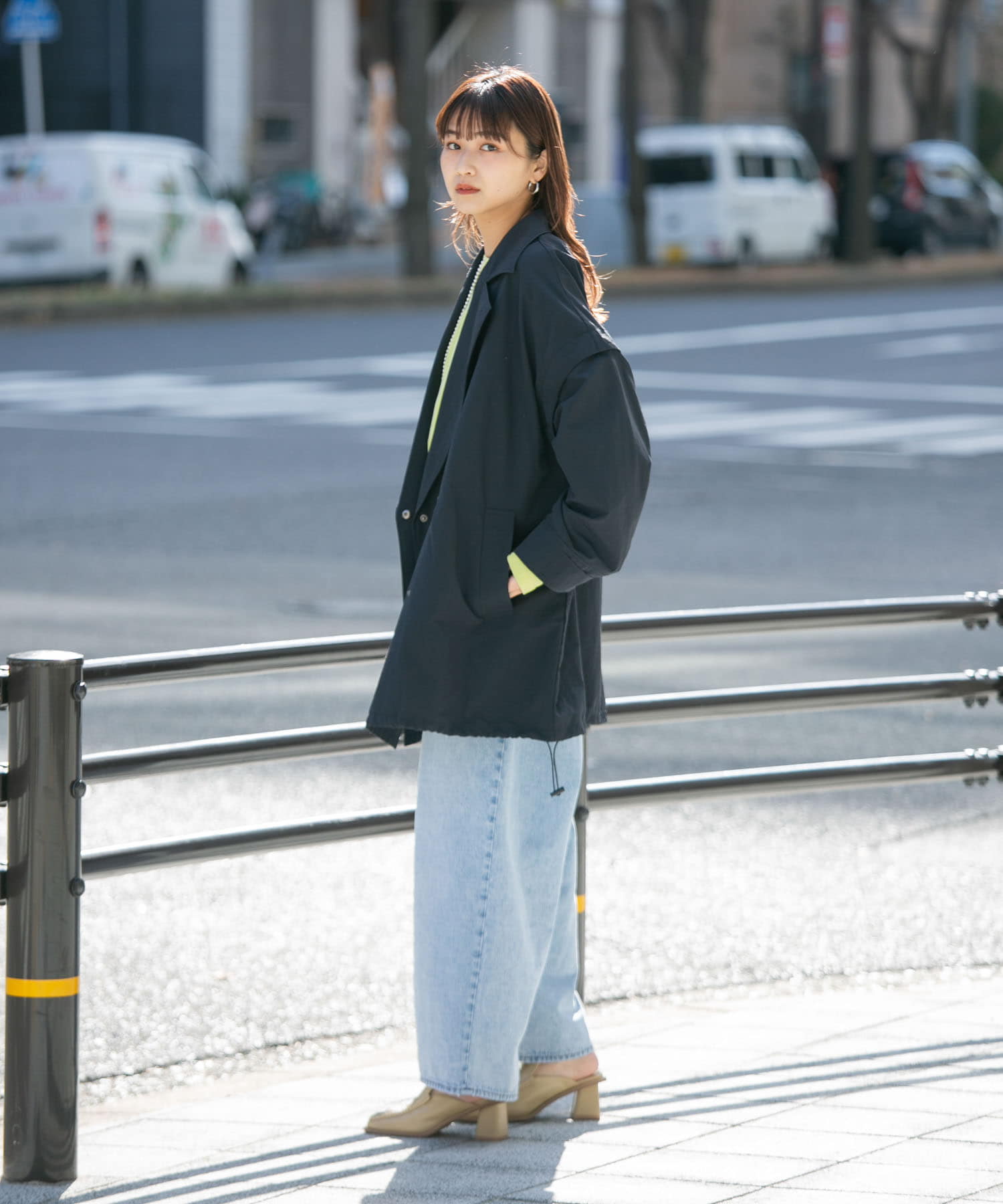 身長：165cm サイズ：one