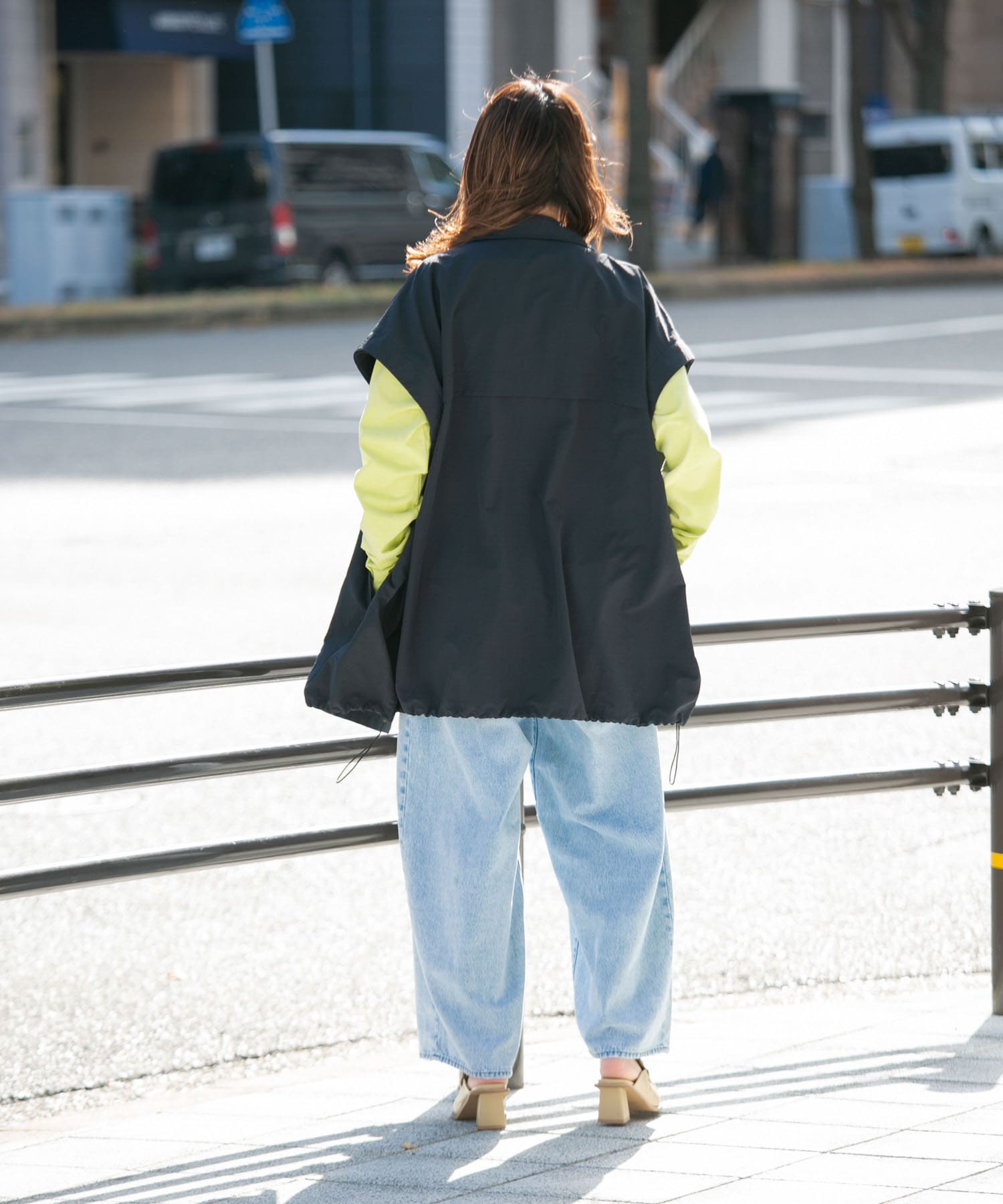 身長：165cm サイズ：one