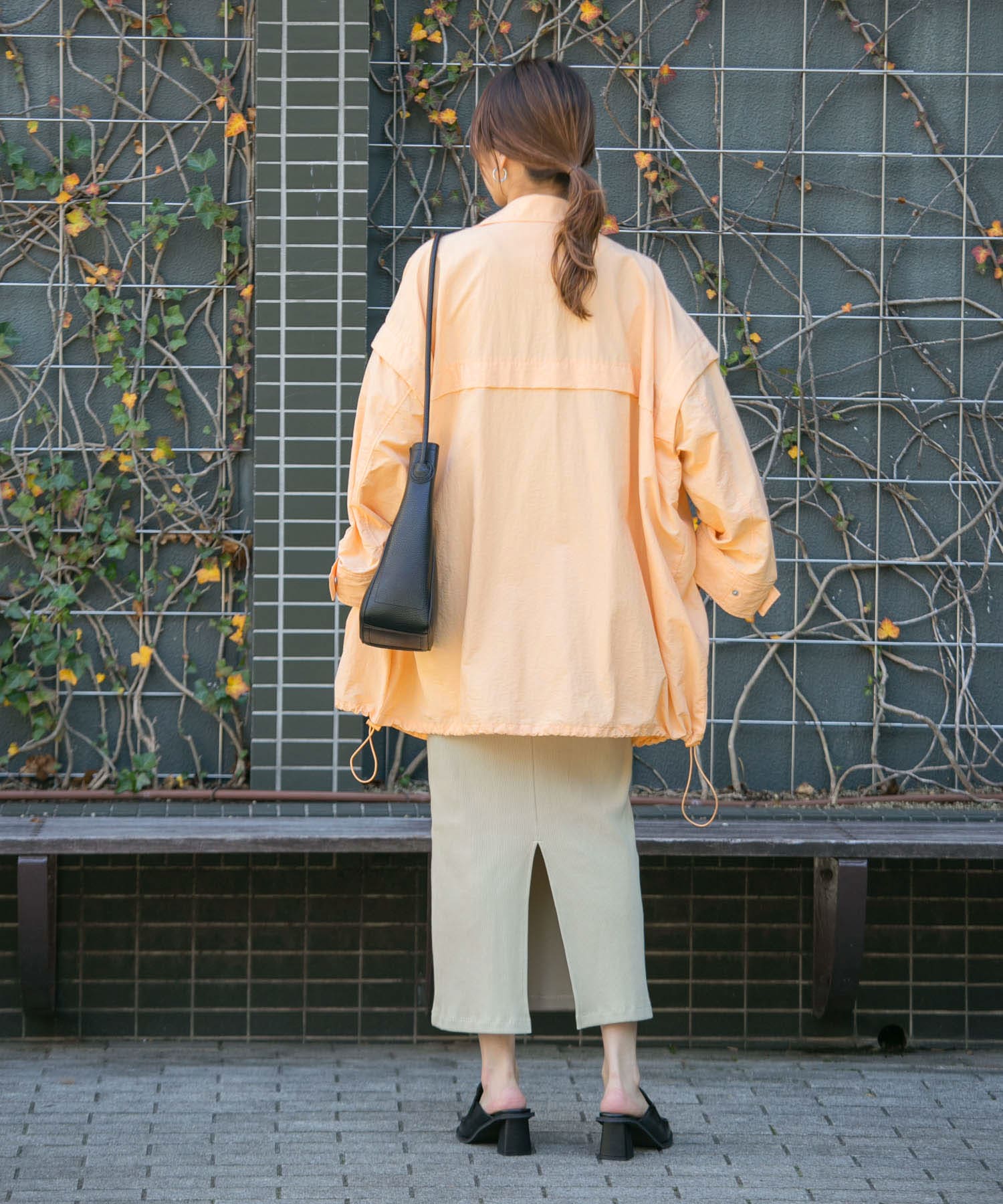 身長：157cm サイズ：one