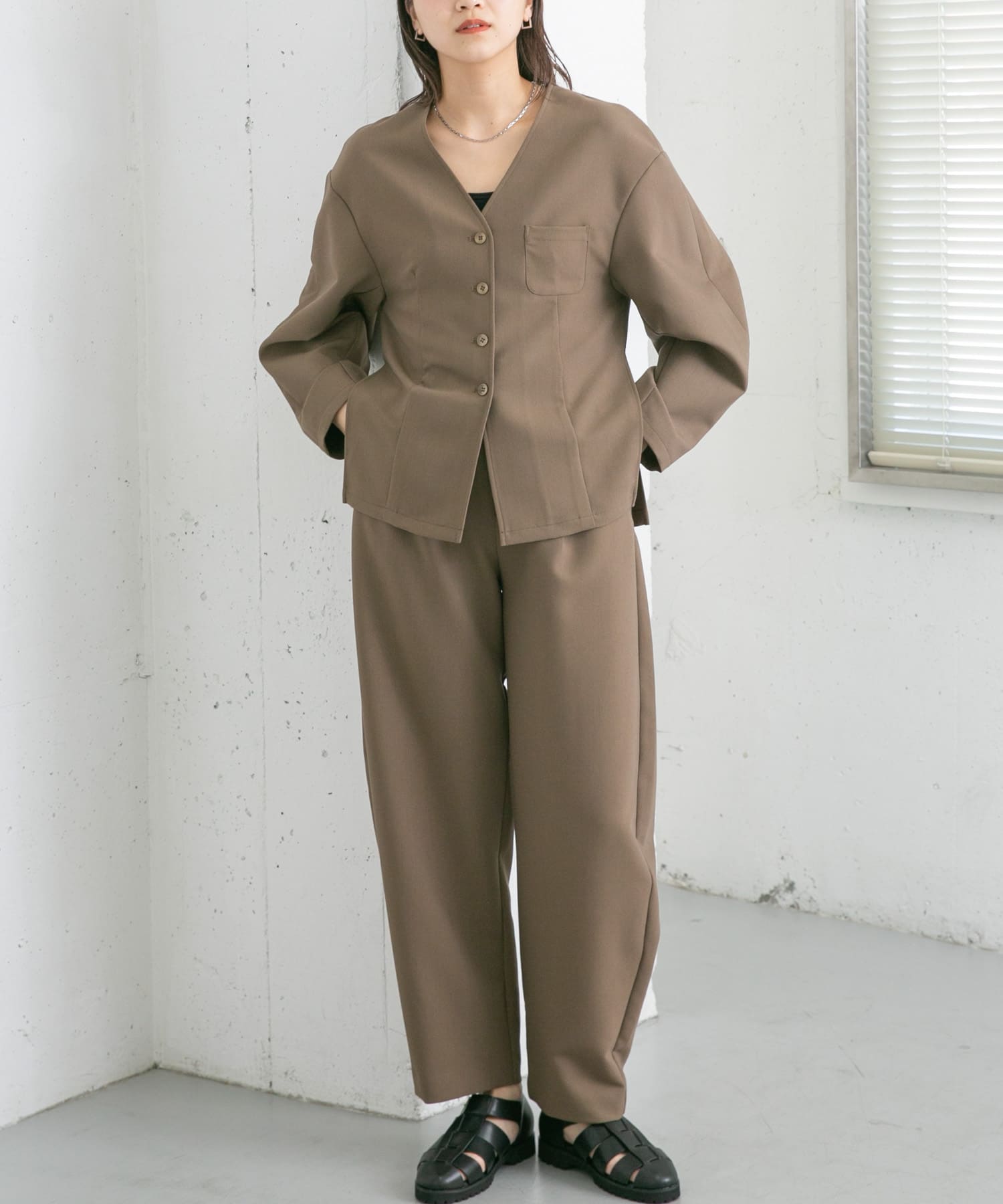 身長：165cm サイズ：one