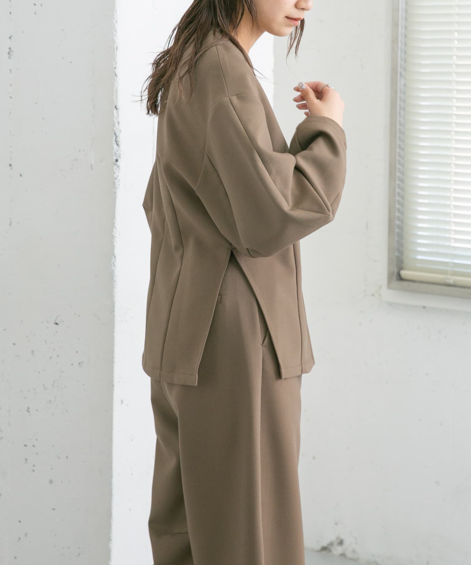 身長：165cm サイズ：one