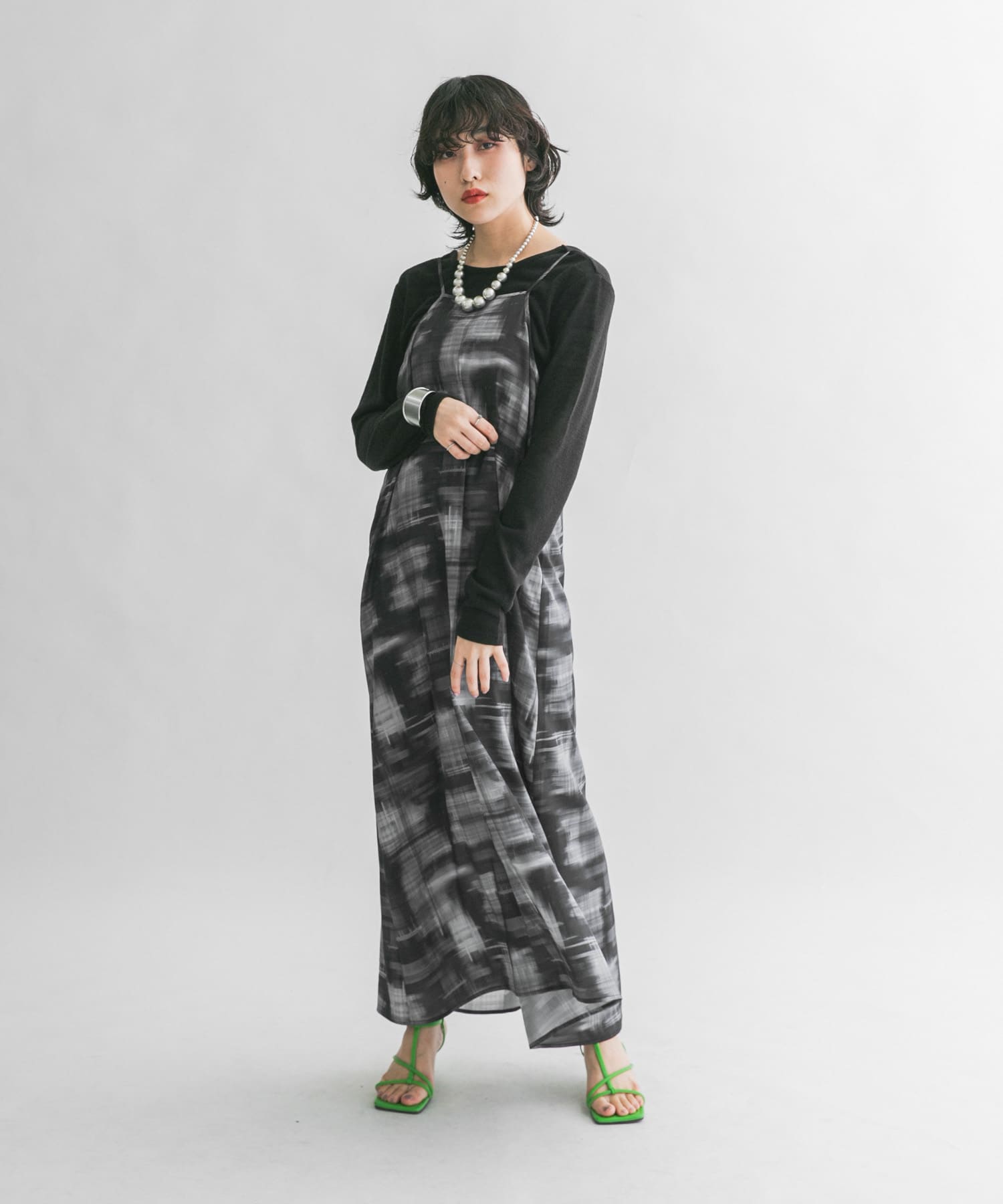 身長：160cm サイズ：one