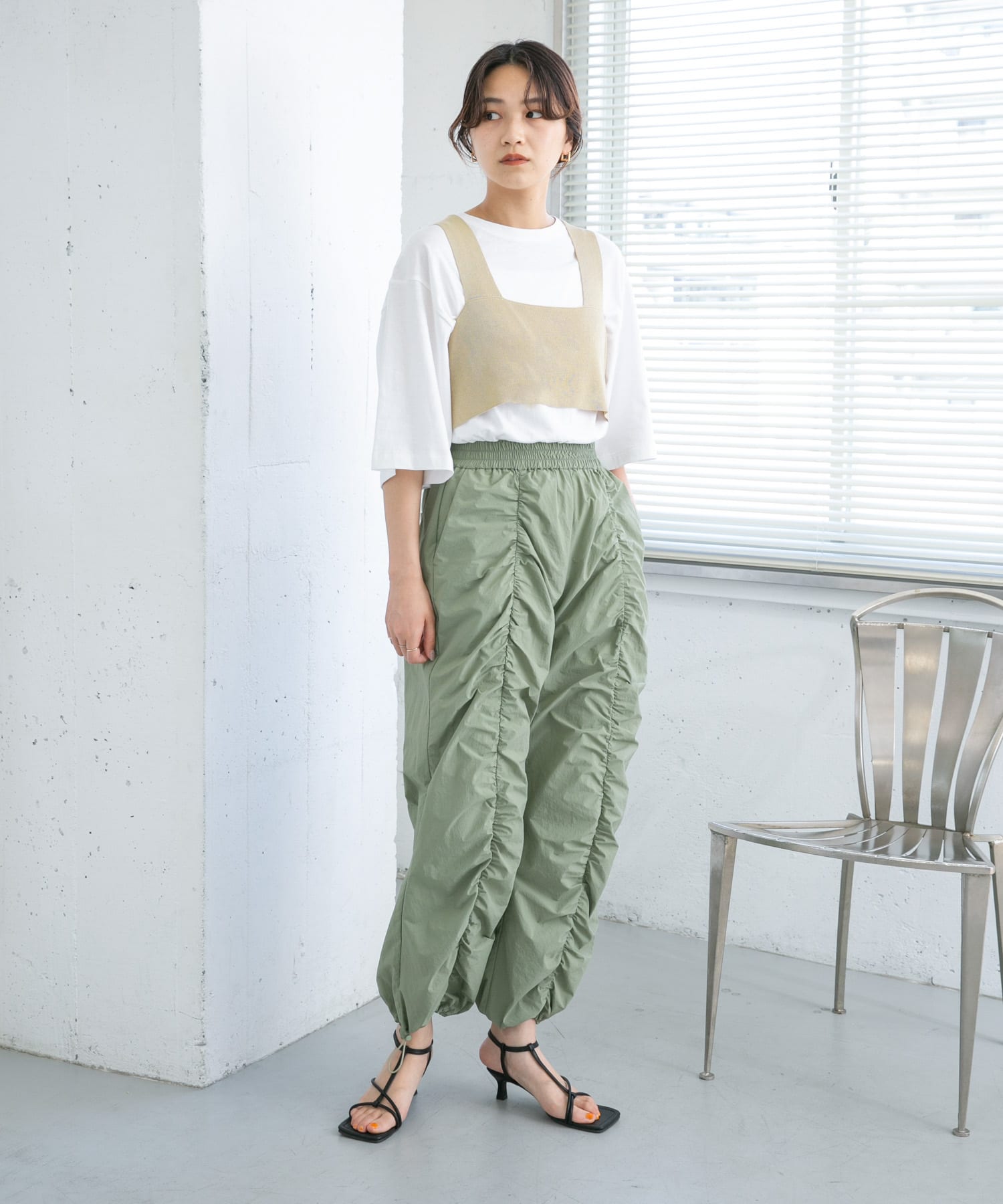 身長：165cm サイズ：one