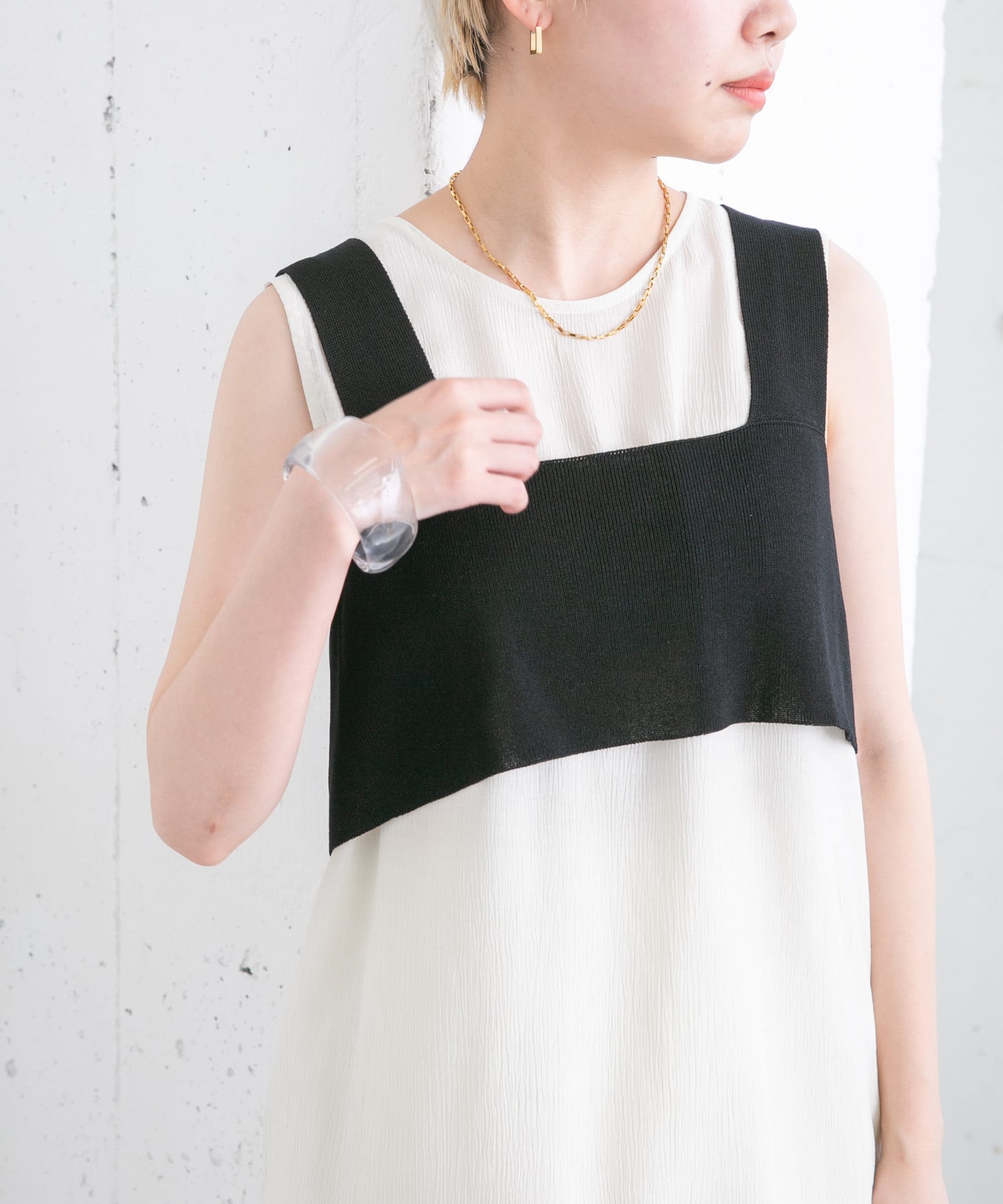 身長：157cm サイズ：one