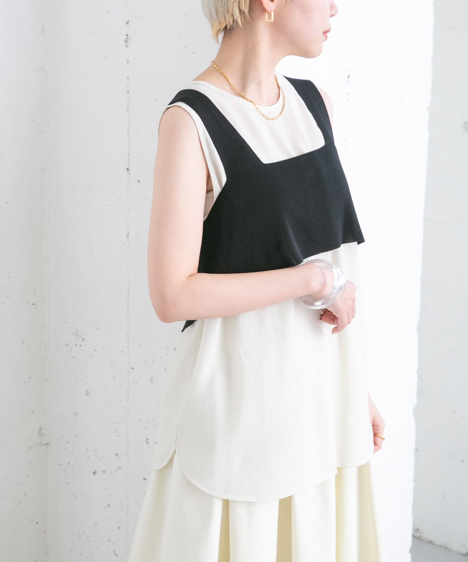 身長：157cm サイズ：one