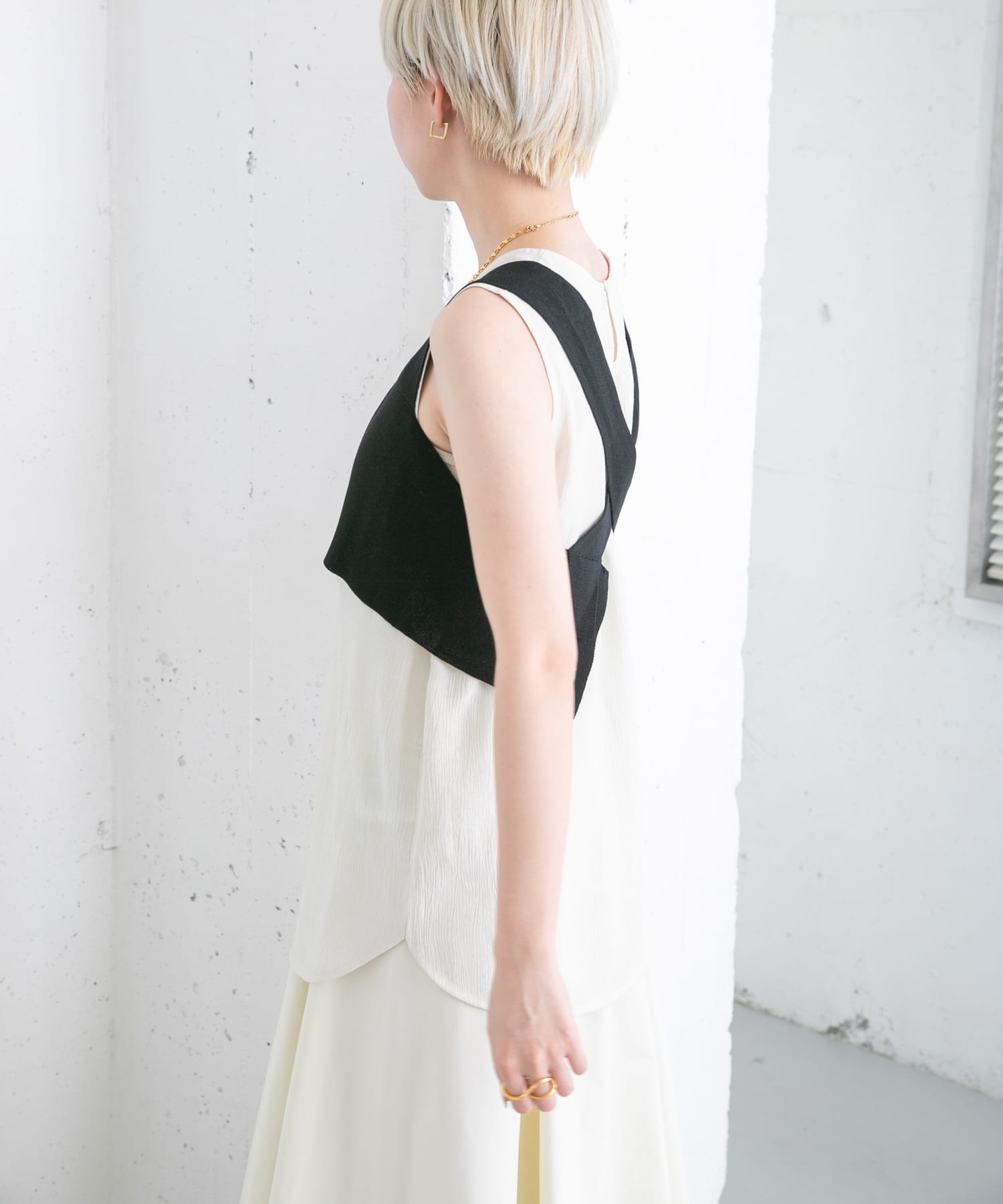 身長：157cm サイズ：one