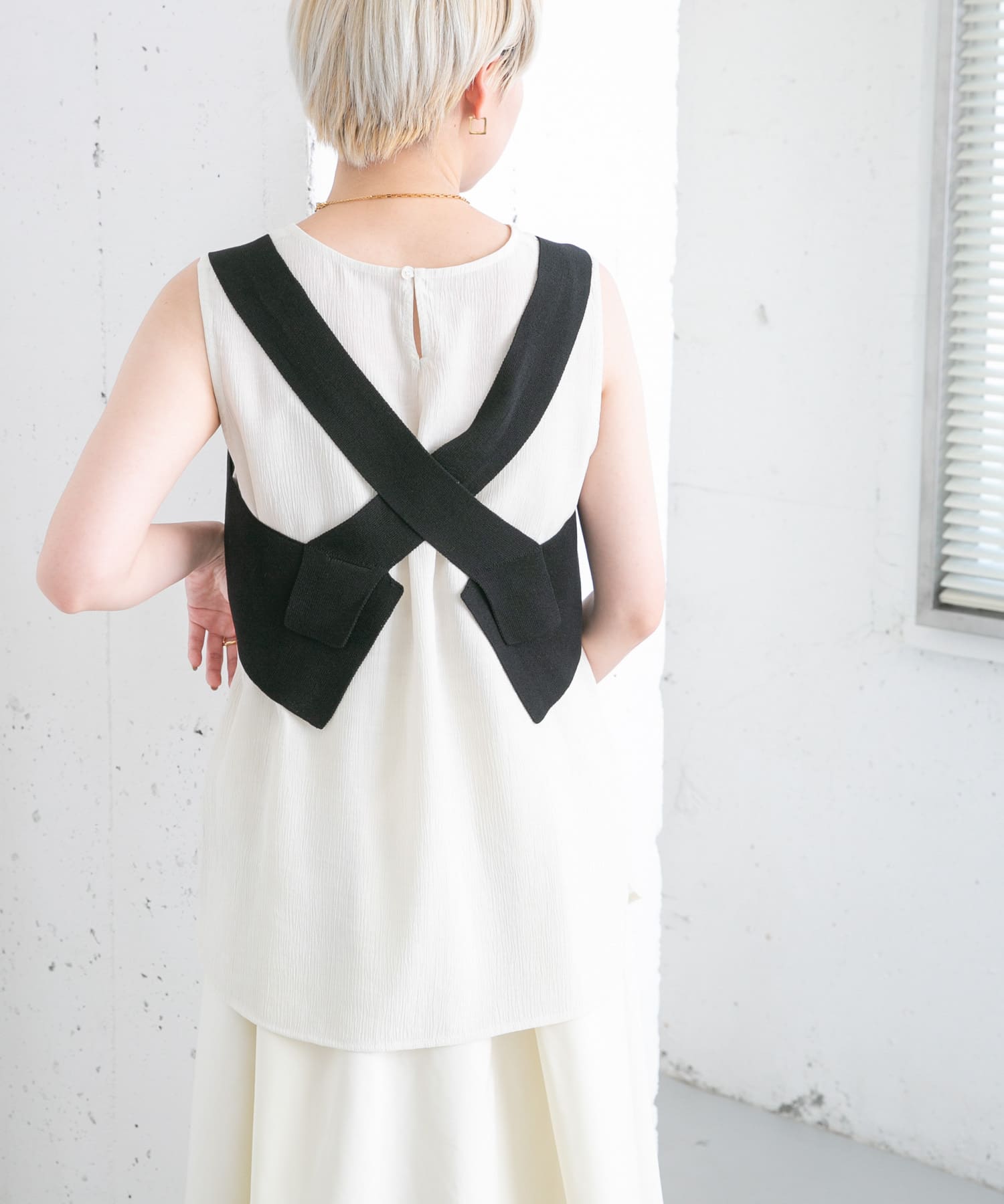 身長：157cm サイズ：one
