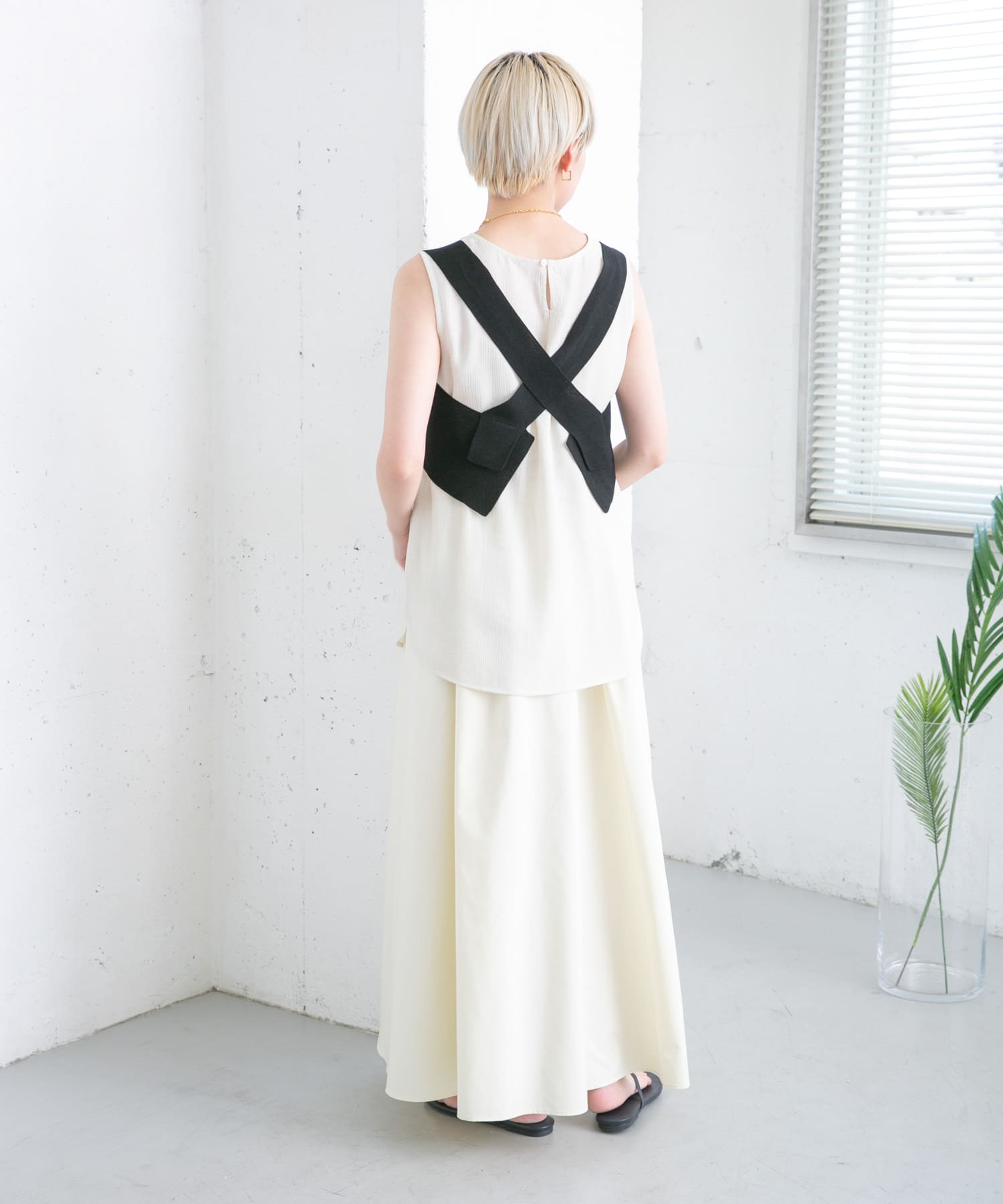 身長：157cm サイズ：one
