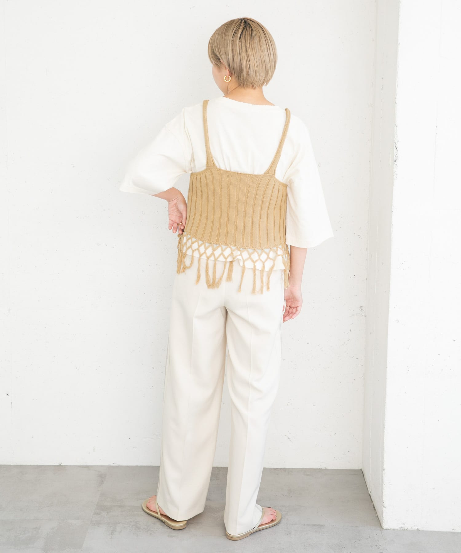 身長：157cm サイズ：one