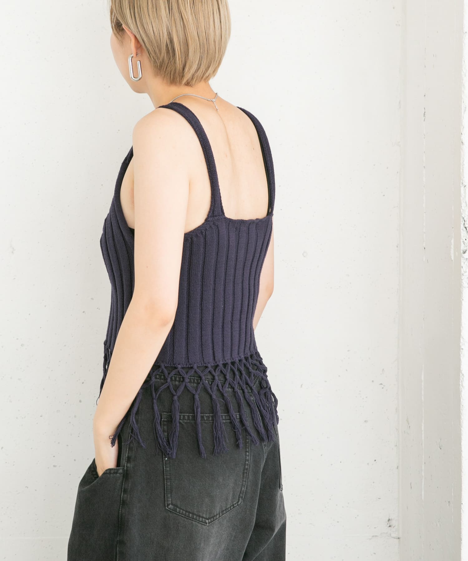 身長：157cm サイズ：one