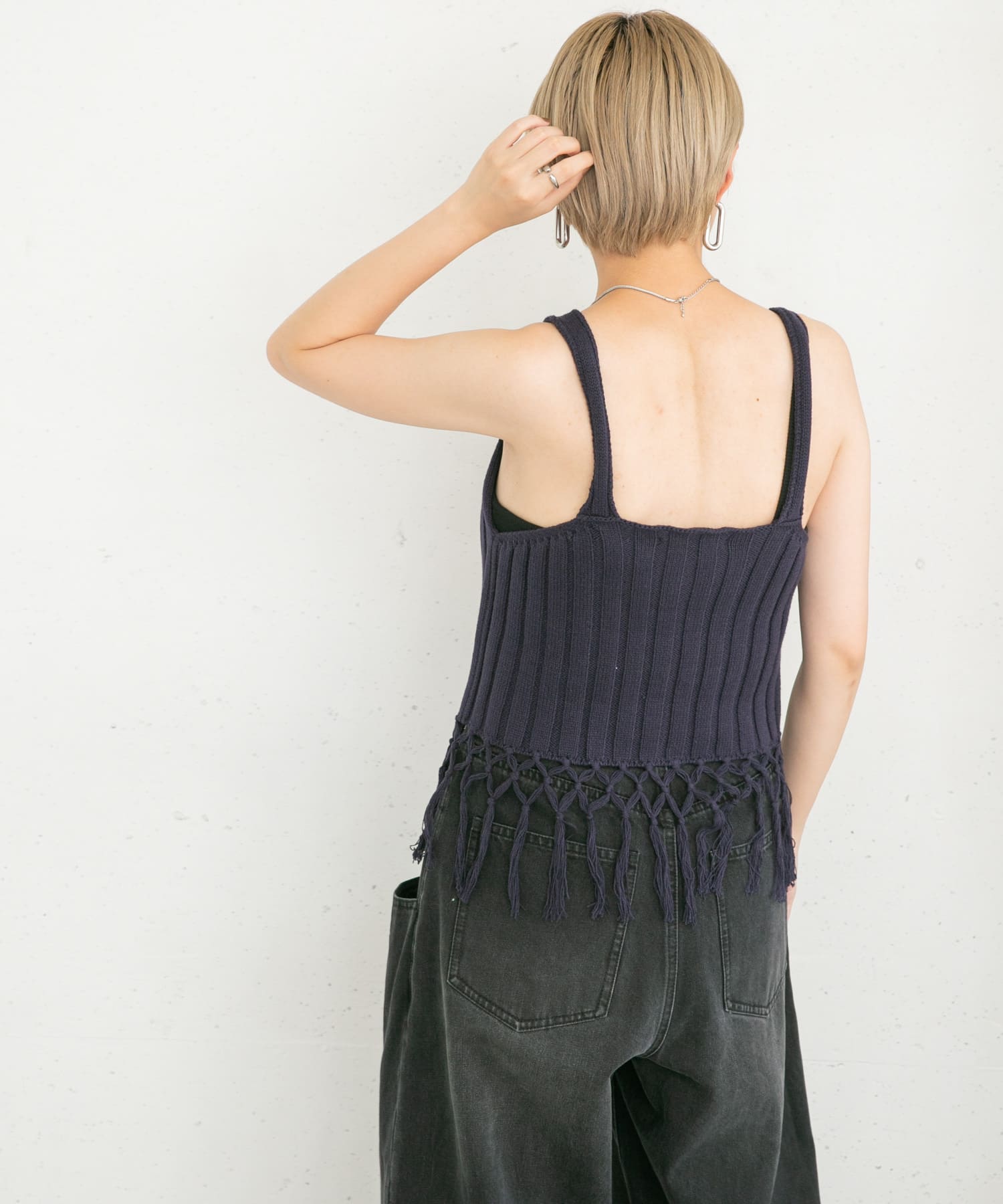 身長：157cm サイズ：one