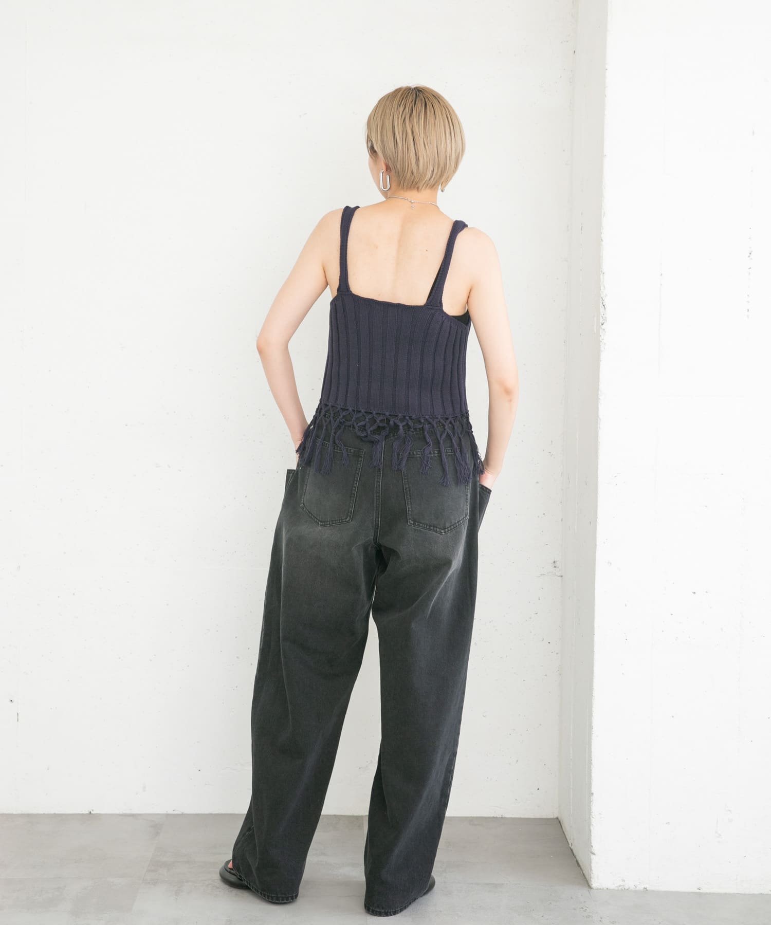 身長：157cm サイズ：one