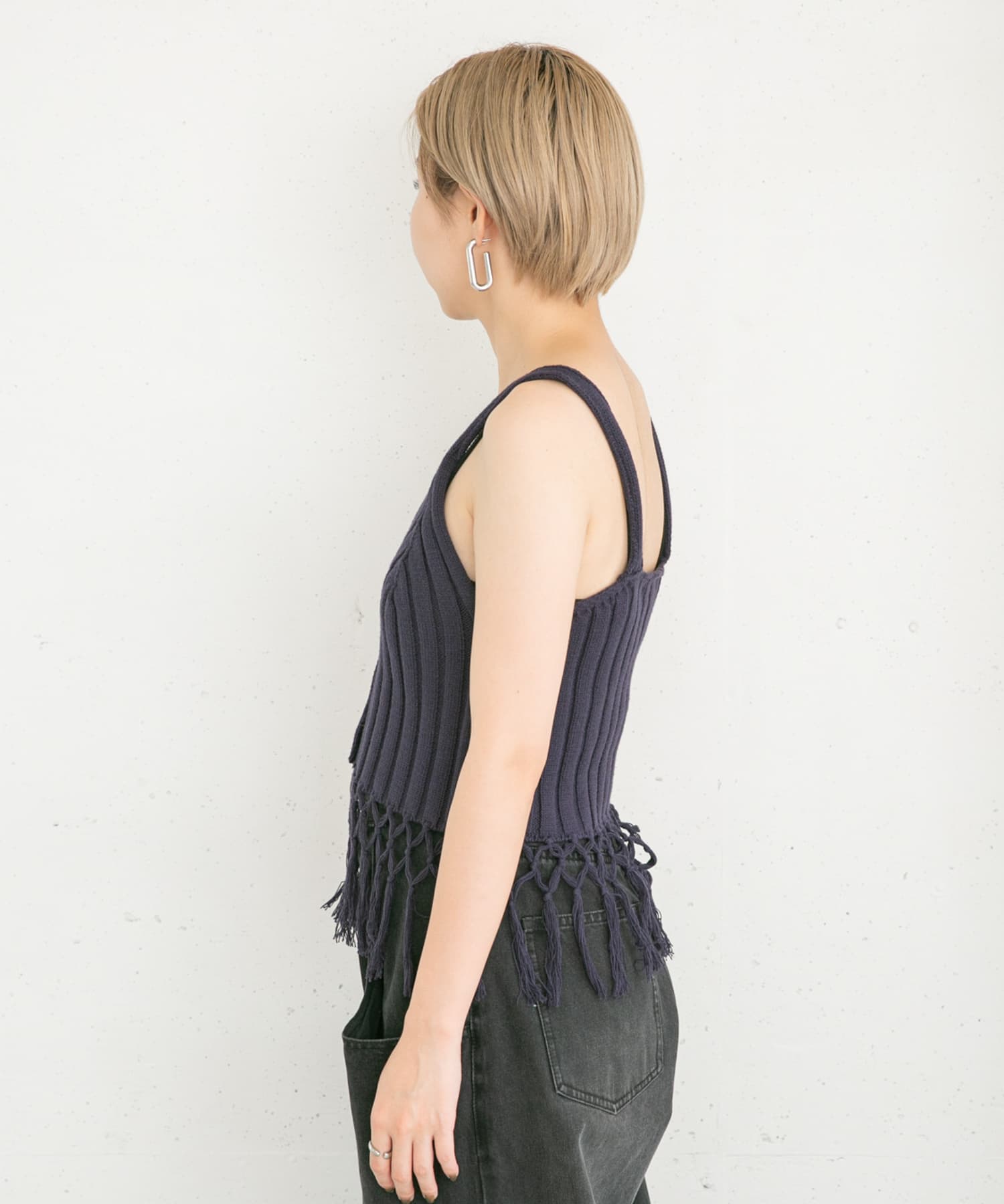 身長：157cm サイズ：one