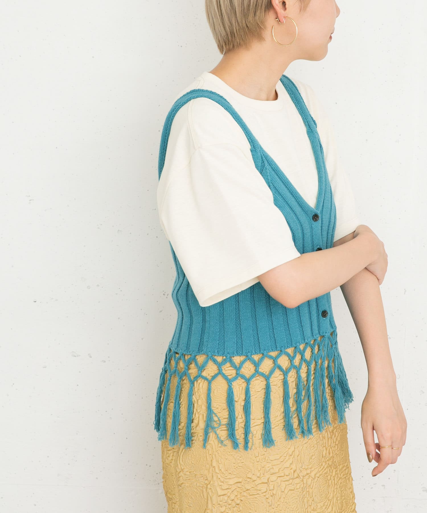 身長：157cm サイズ：one