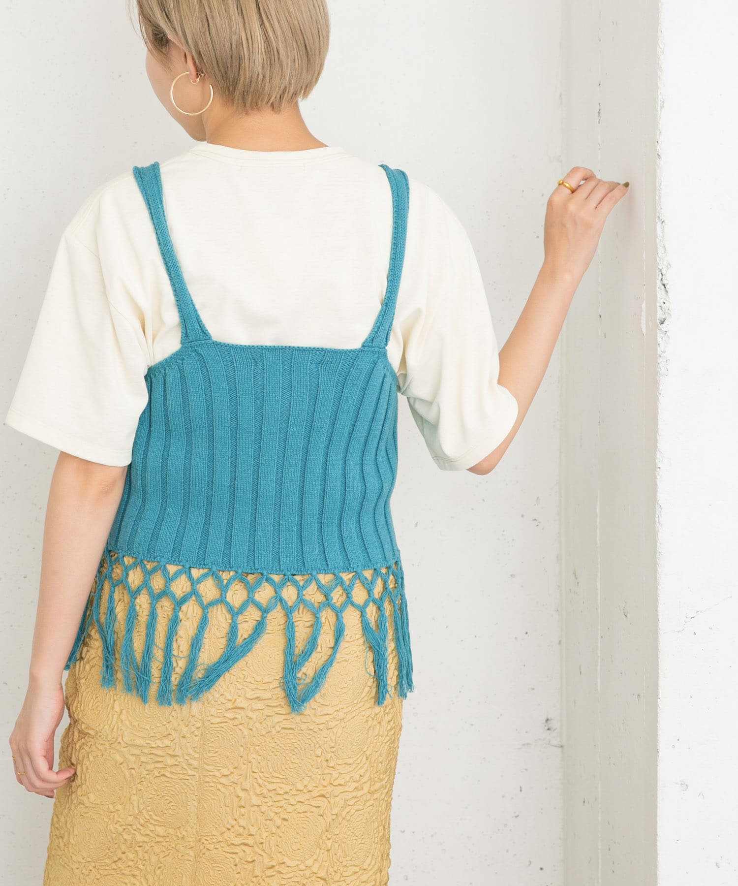 身長：157cm サイズ：one