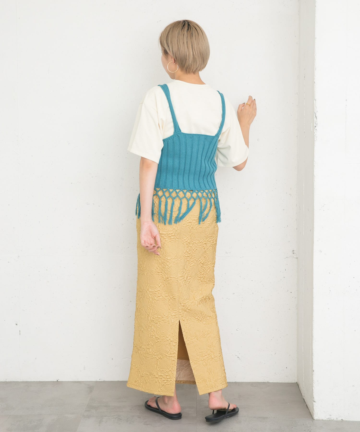 身長：157cm サイズ：one