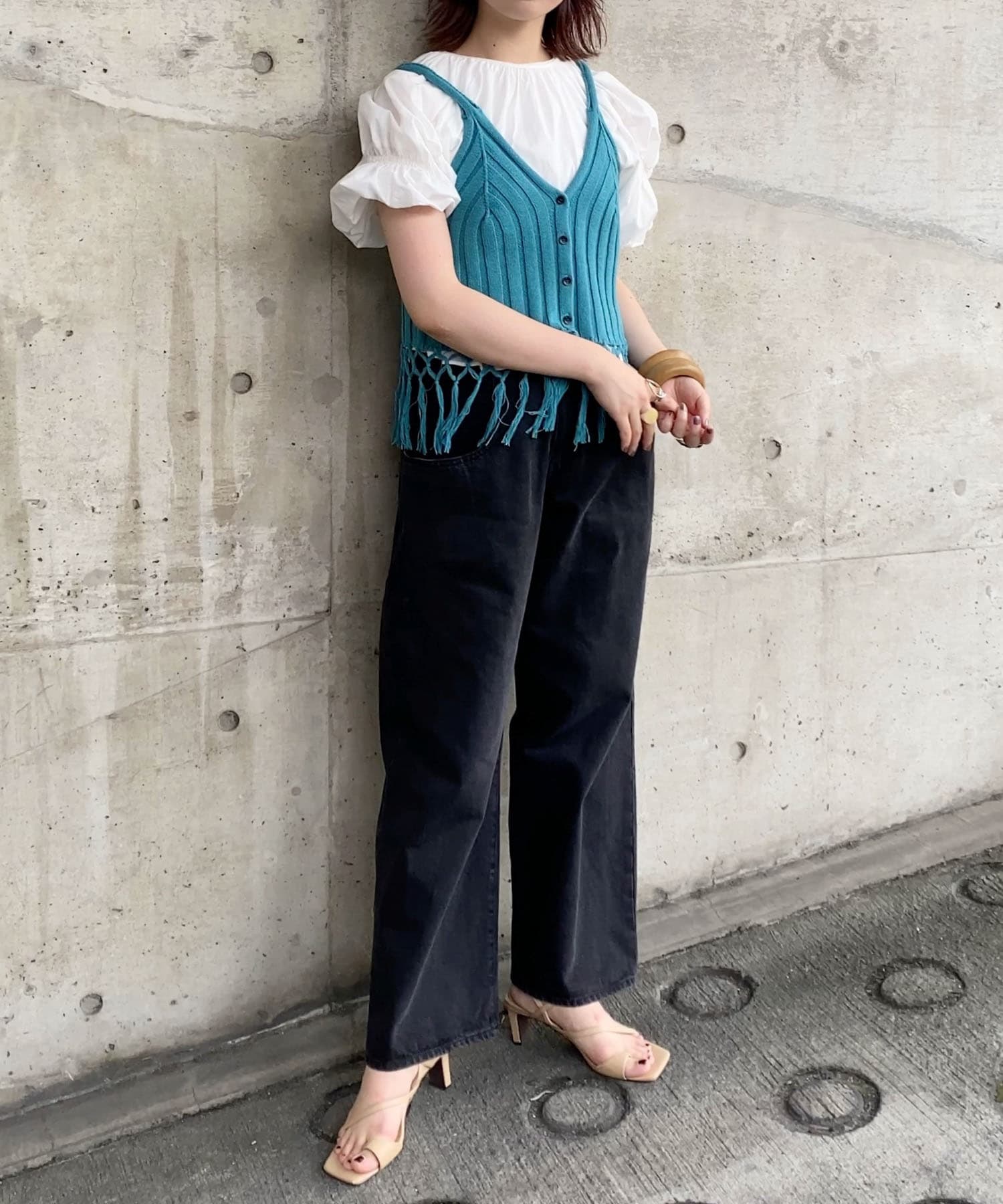 身長：164cm サイズ：one