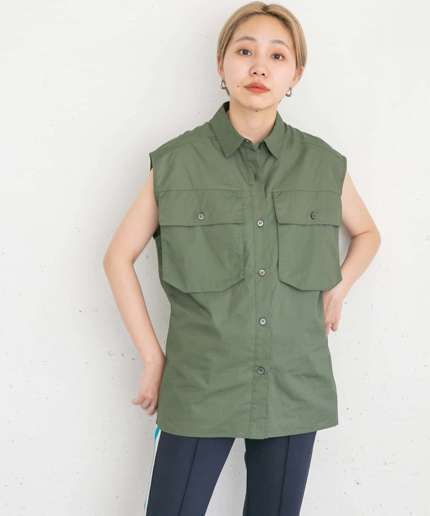身長：157cm サイズ：one