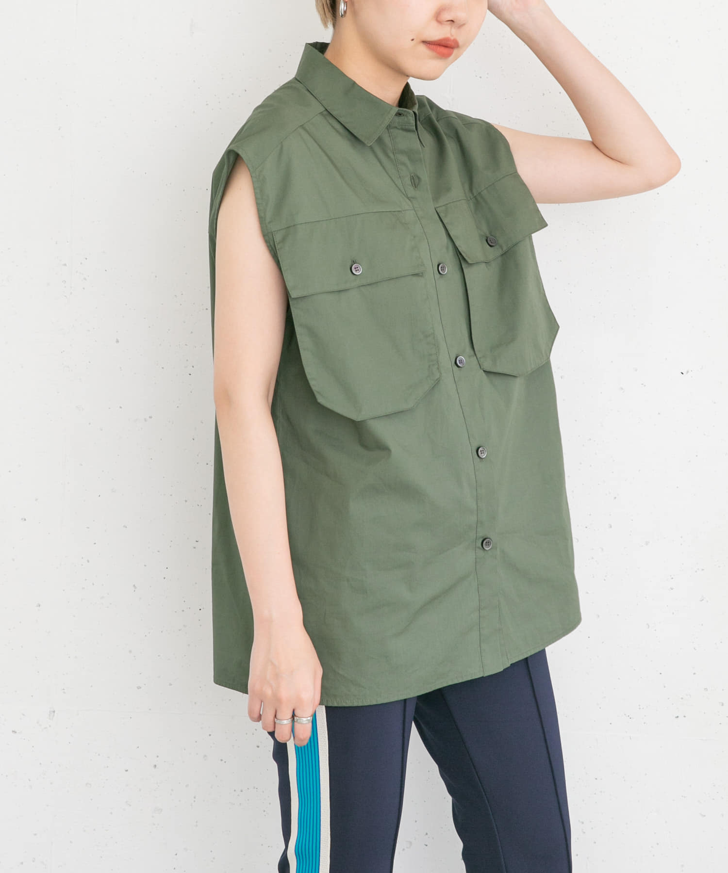 身長：157cm サイズ：one