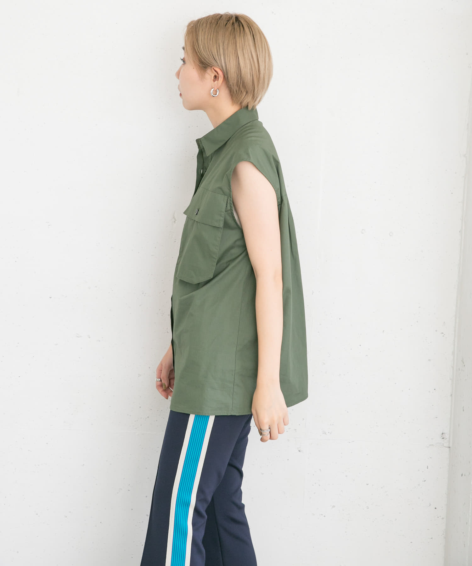 身長：157cm サイズ：one