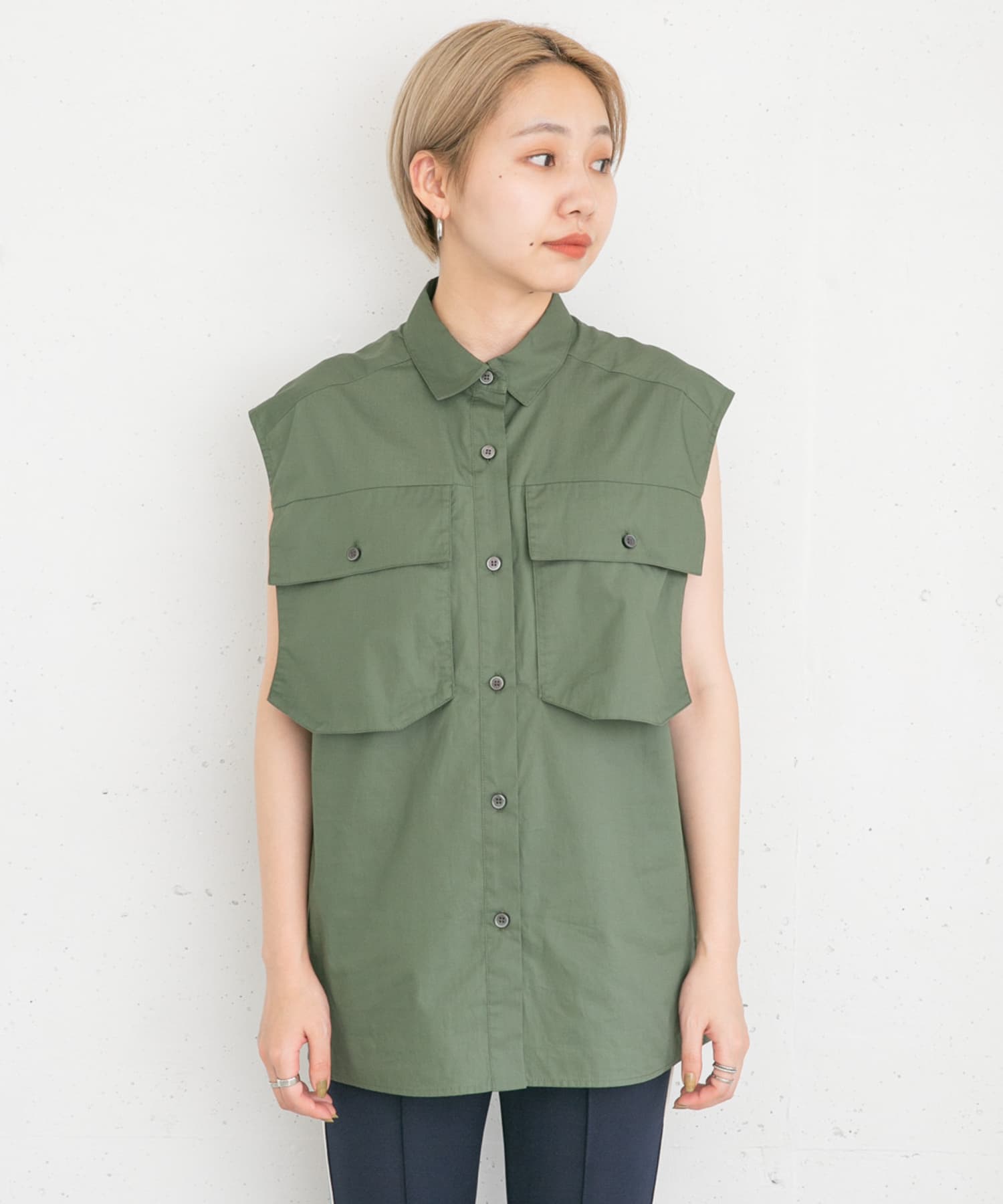 身長：157cm サイズ：one