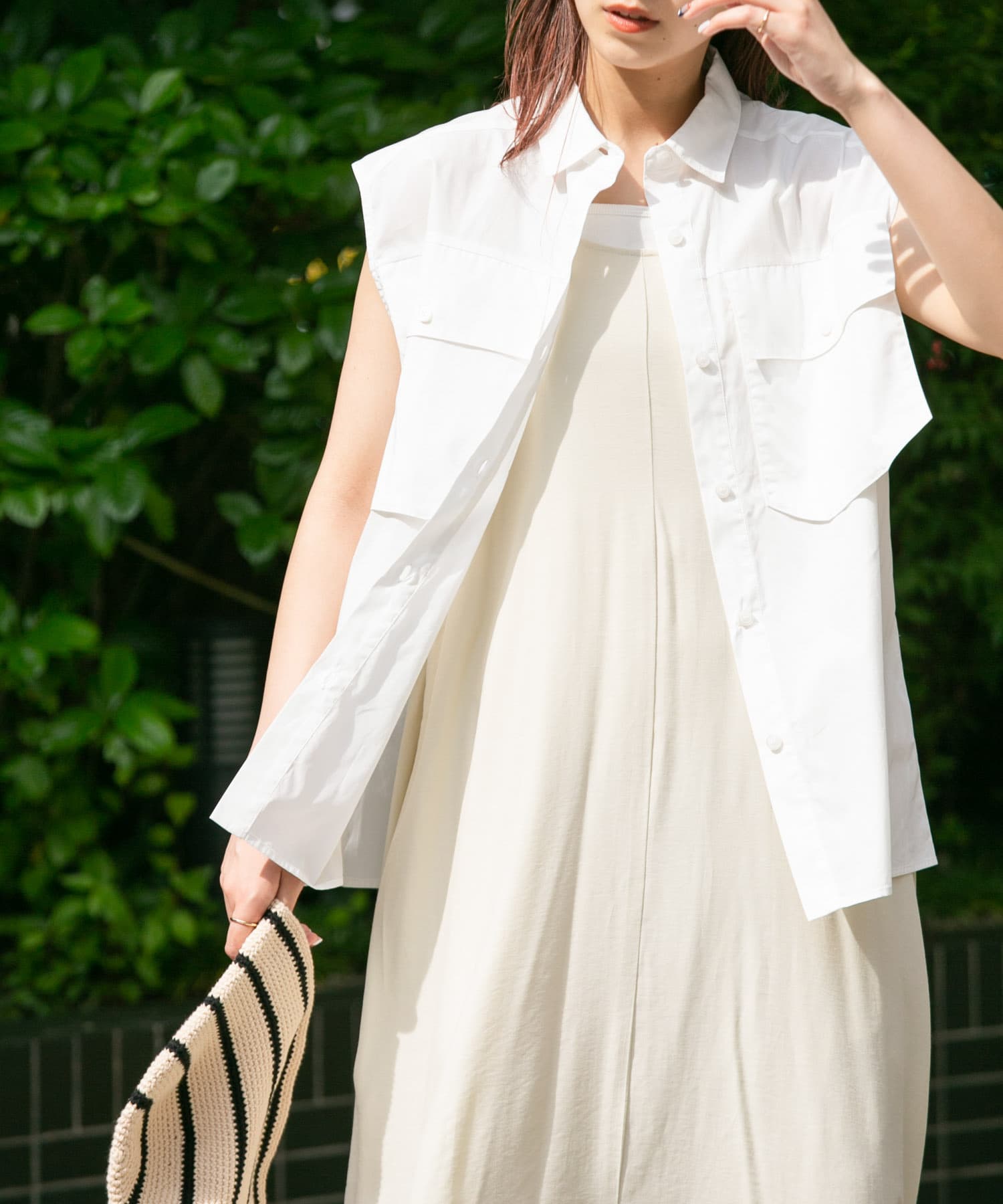 身長：165cm サイズ：one