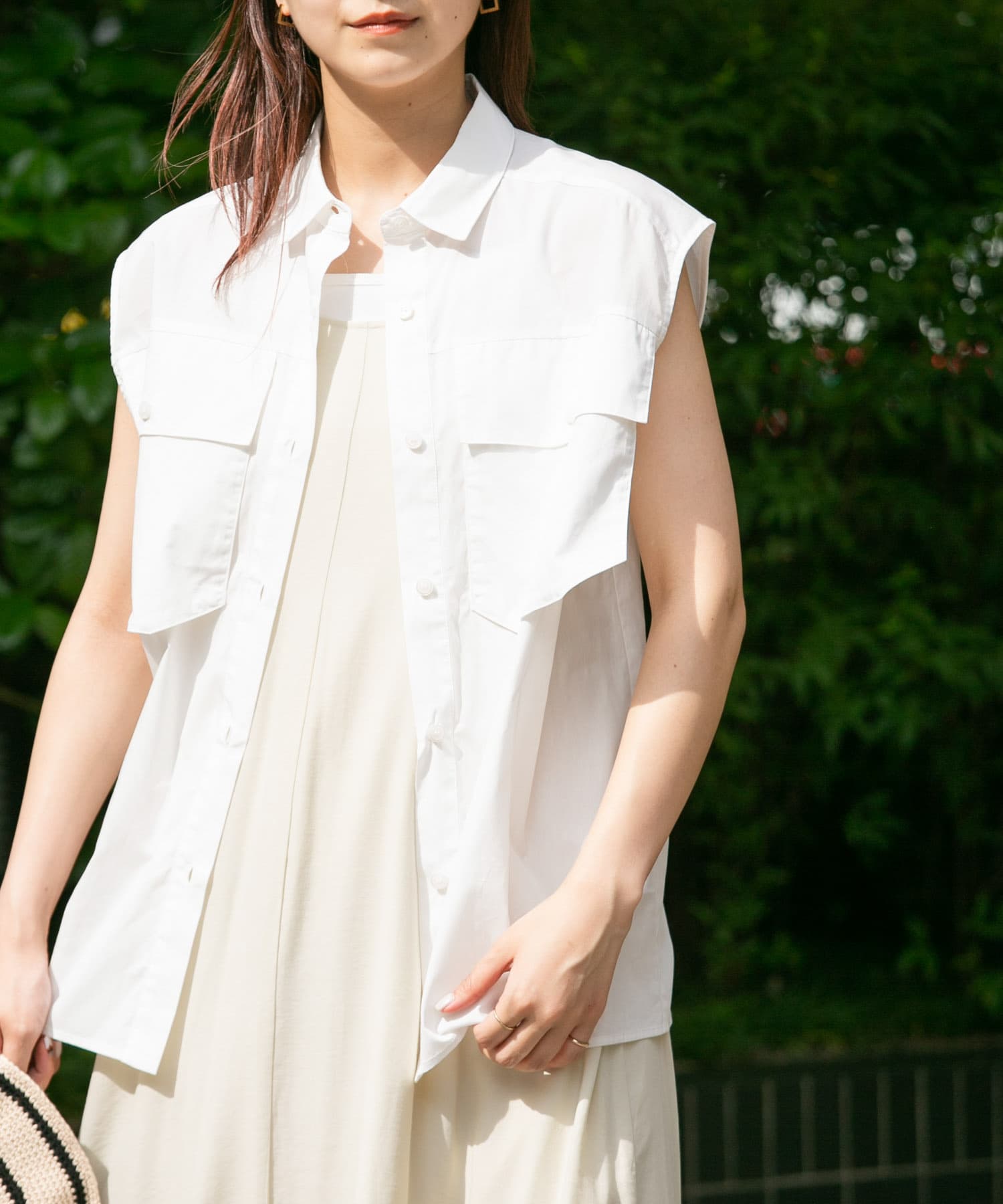 身長：165cm サイズ：one