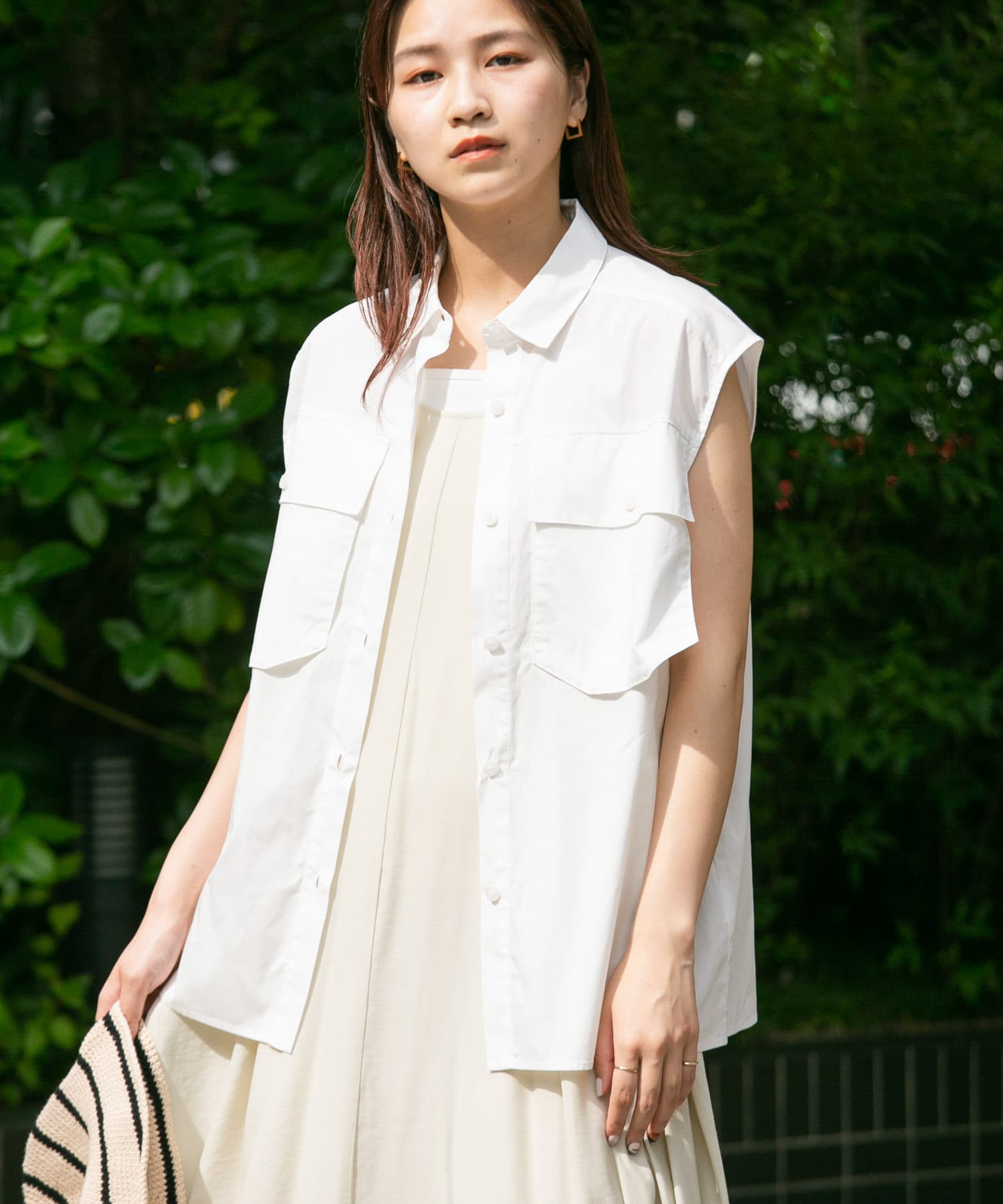 身長：165cm サイズ：one