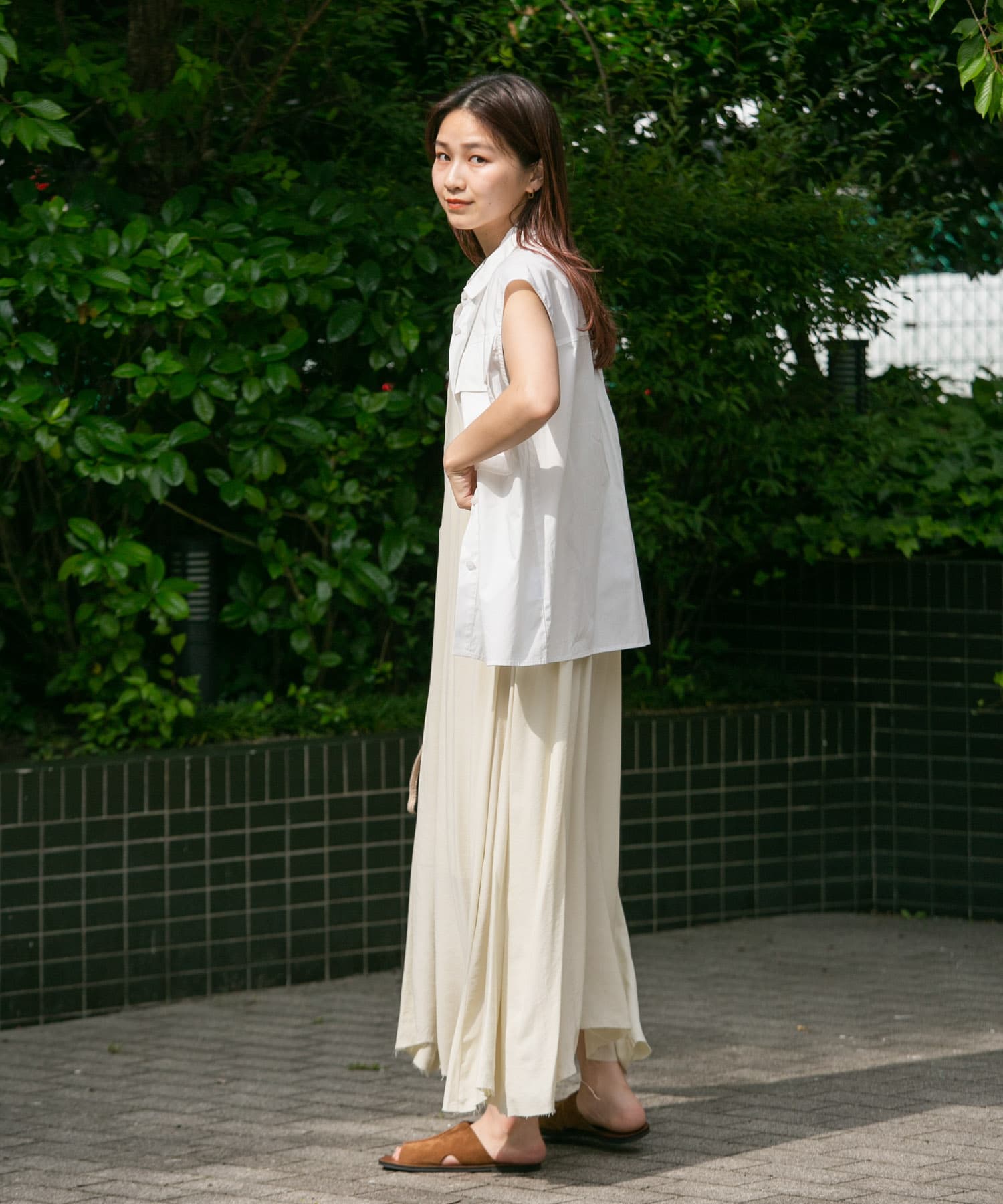 身長：165cm サイズ：one