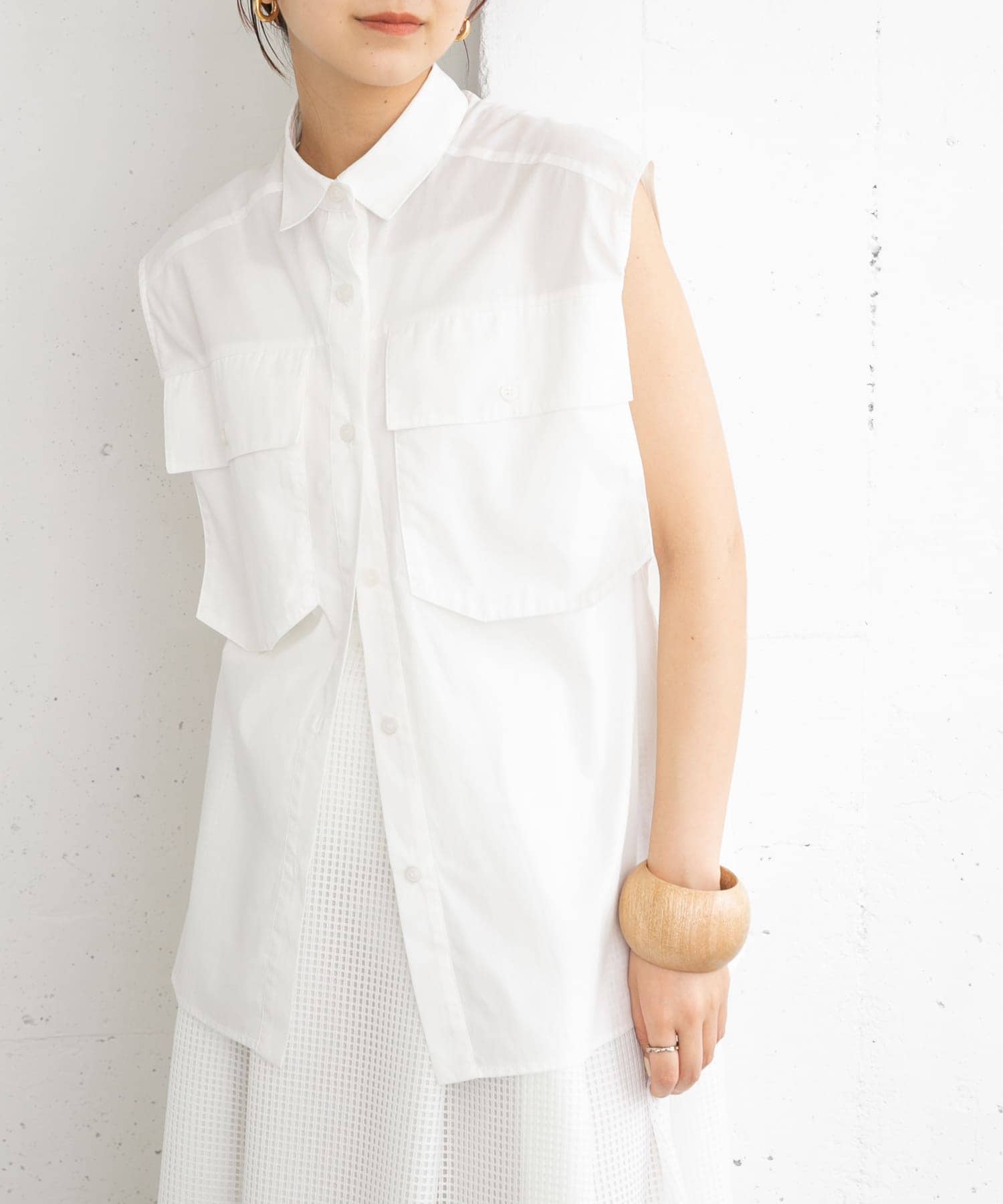 身長：165cm サイズ：one