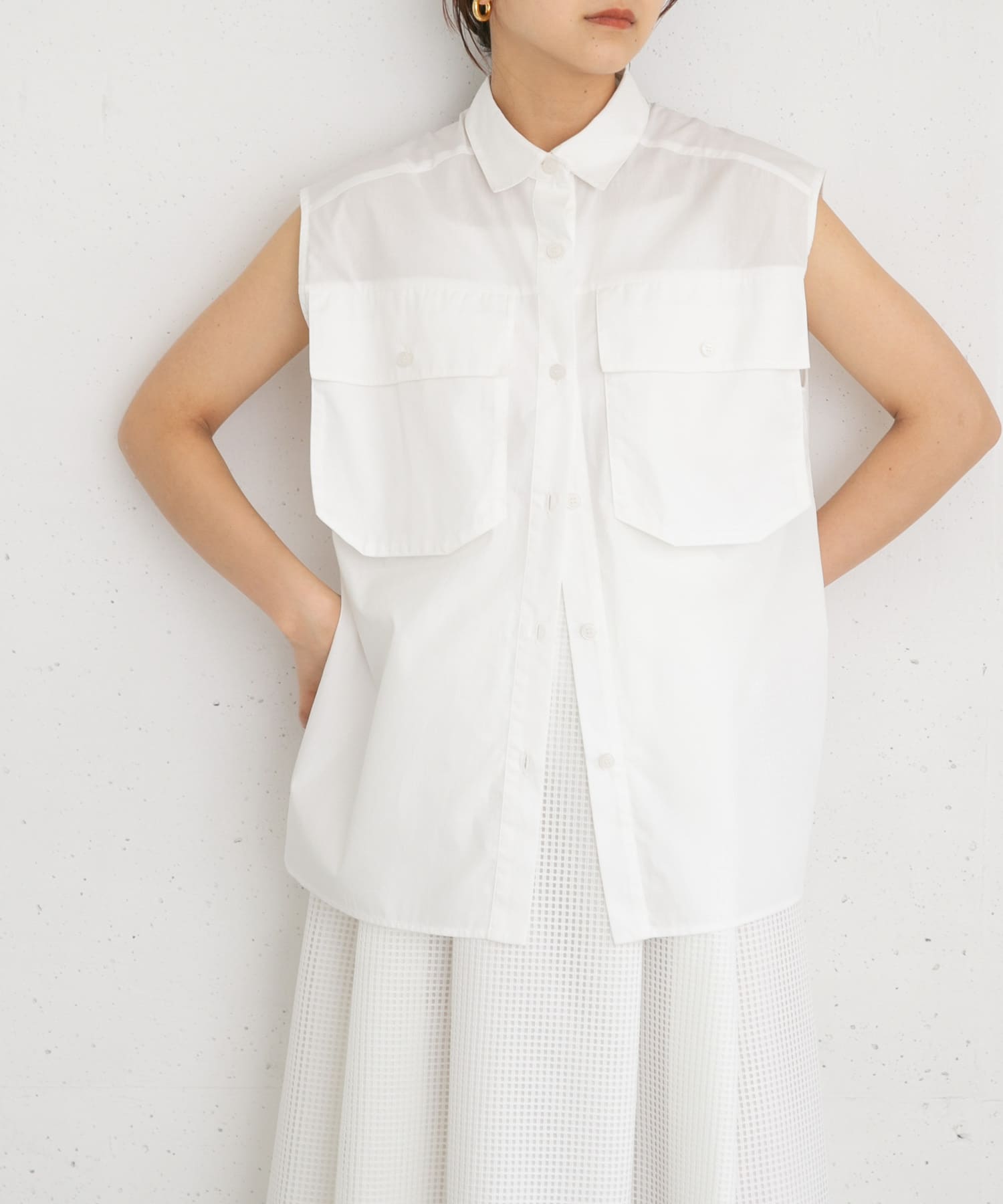 身長：165cm サイズ：one