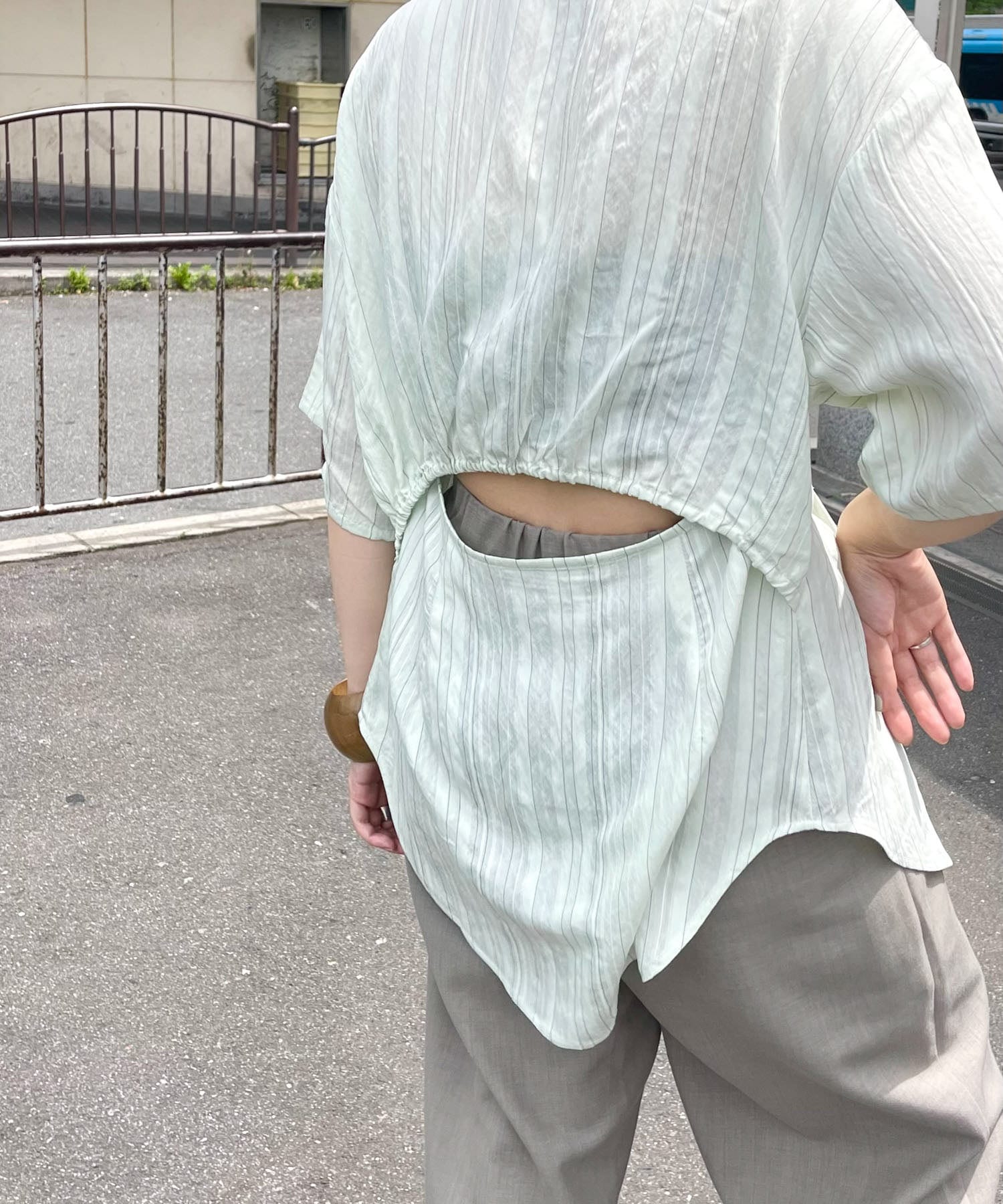 身長：159cm サイズ：one