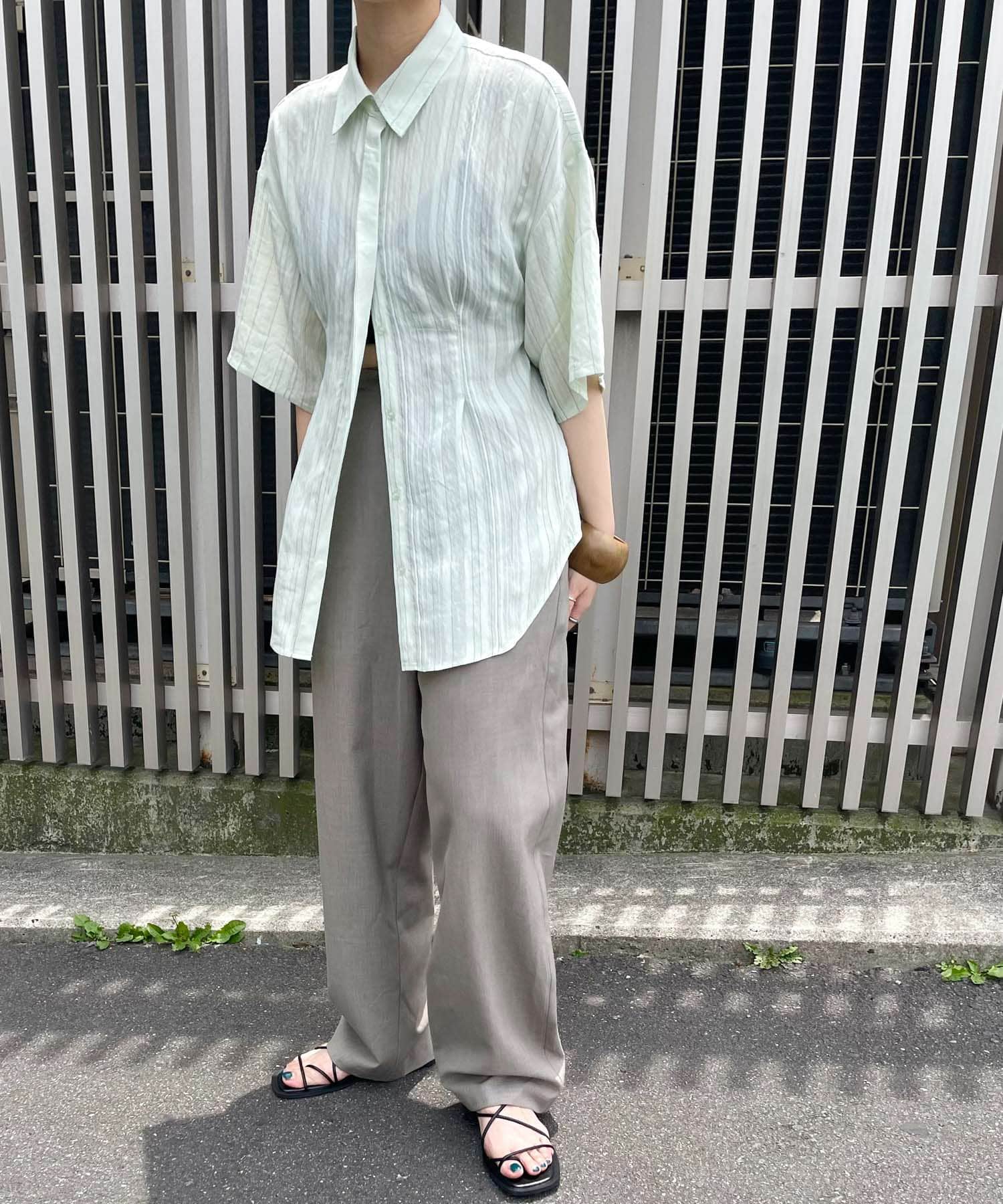 身長：159cm サイズ：one