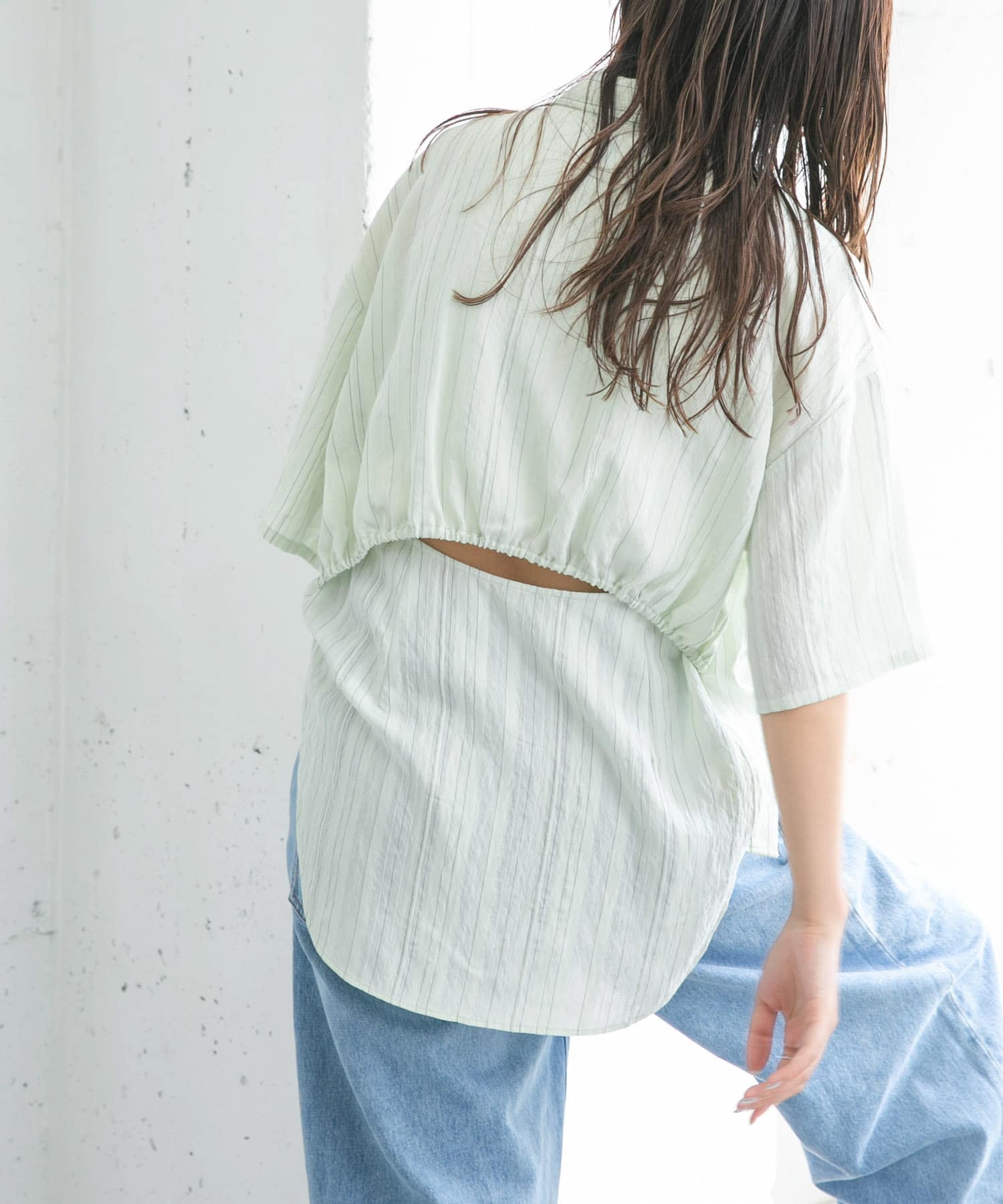 身長：165cm サイズ：one