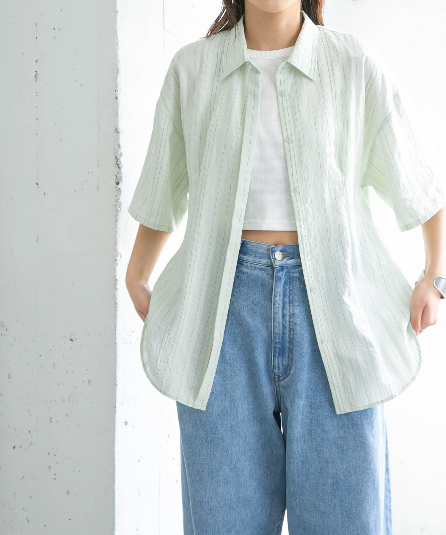 身長：165cm サイズ：one