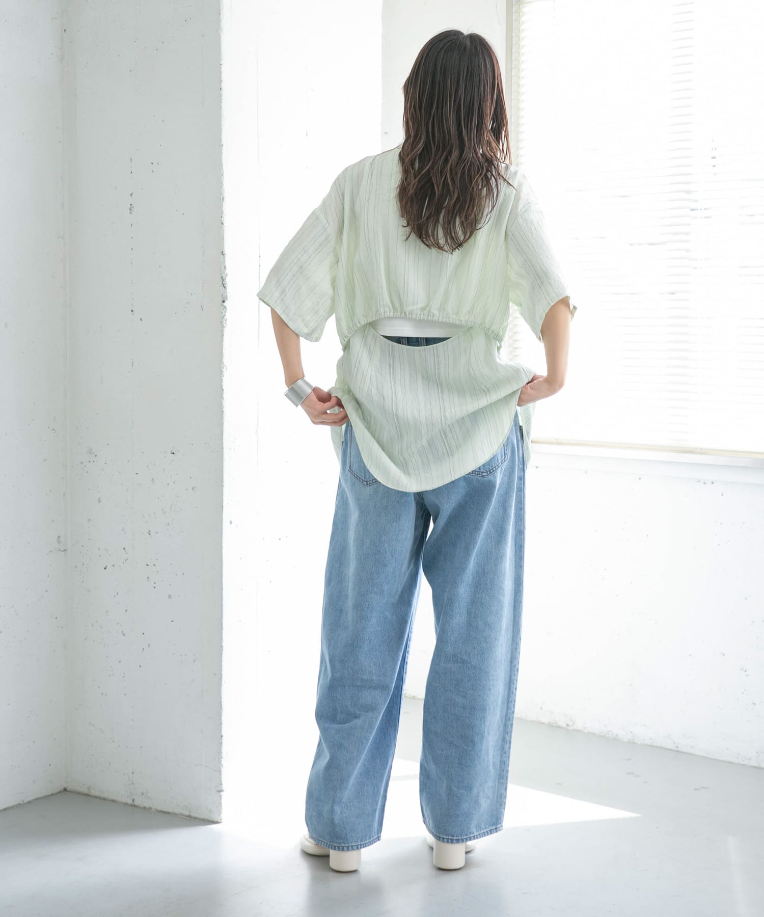 身長：165cm サイズ：one