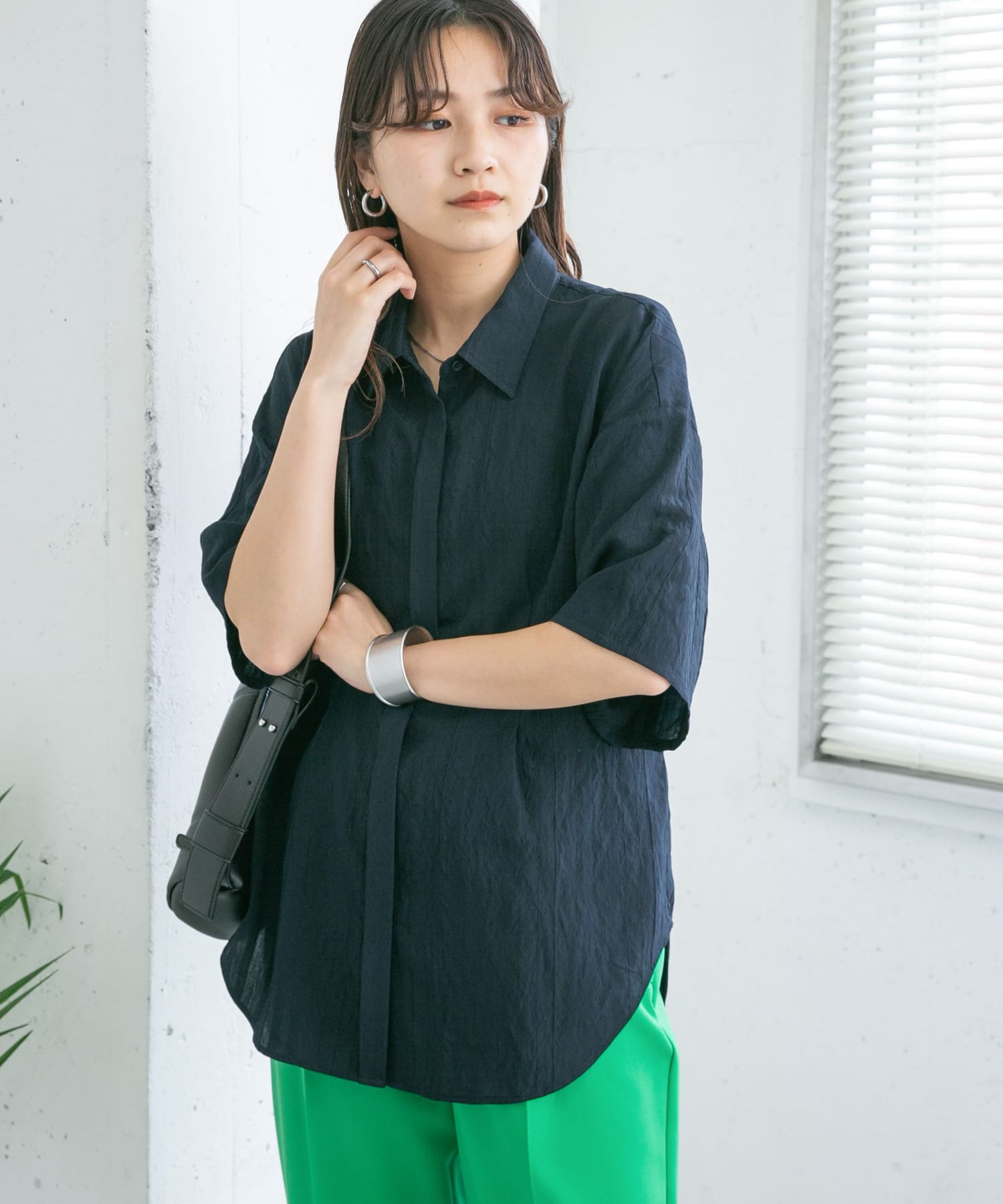 身長：165cm サイズ：one