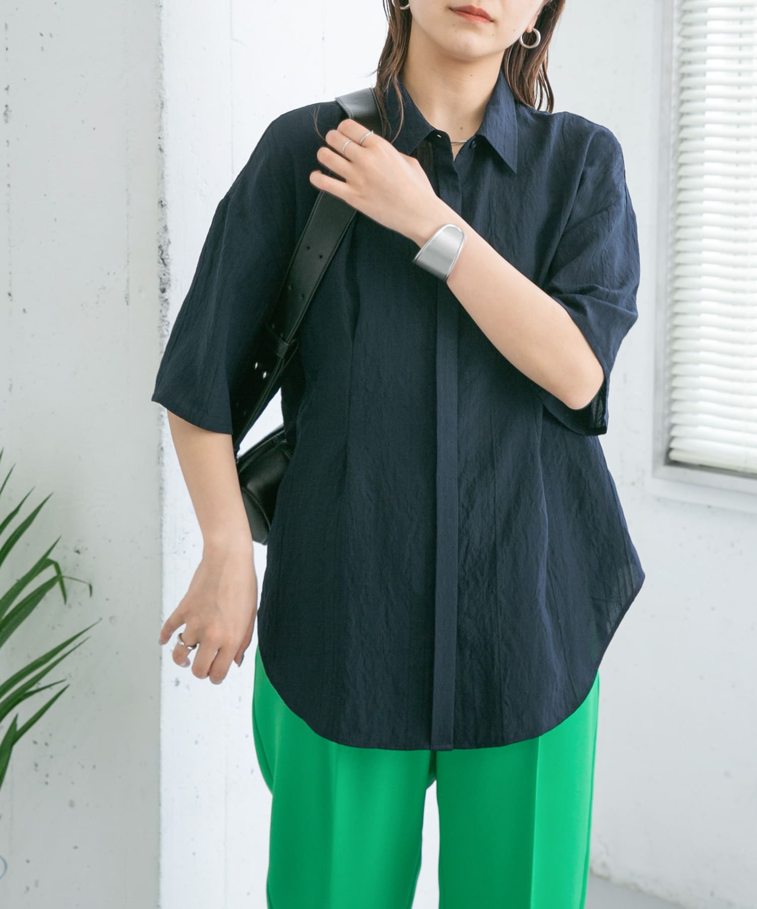 身長：165cm サイズ：one