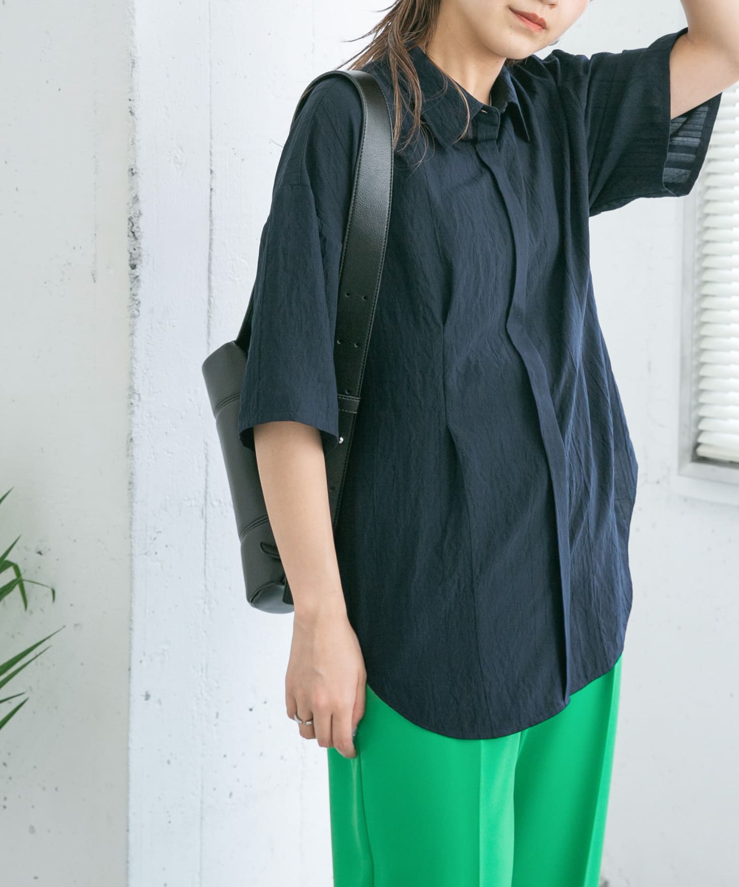 身長：165cm サイズ：one