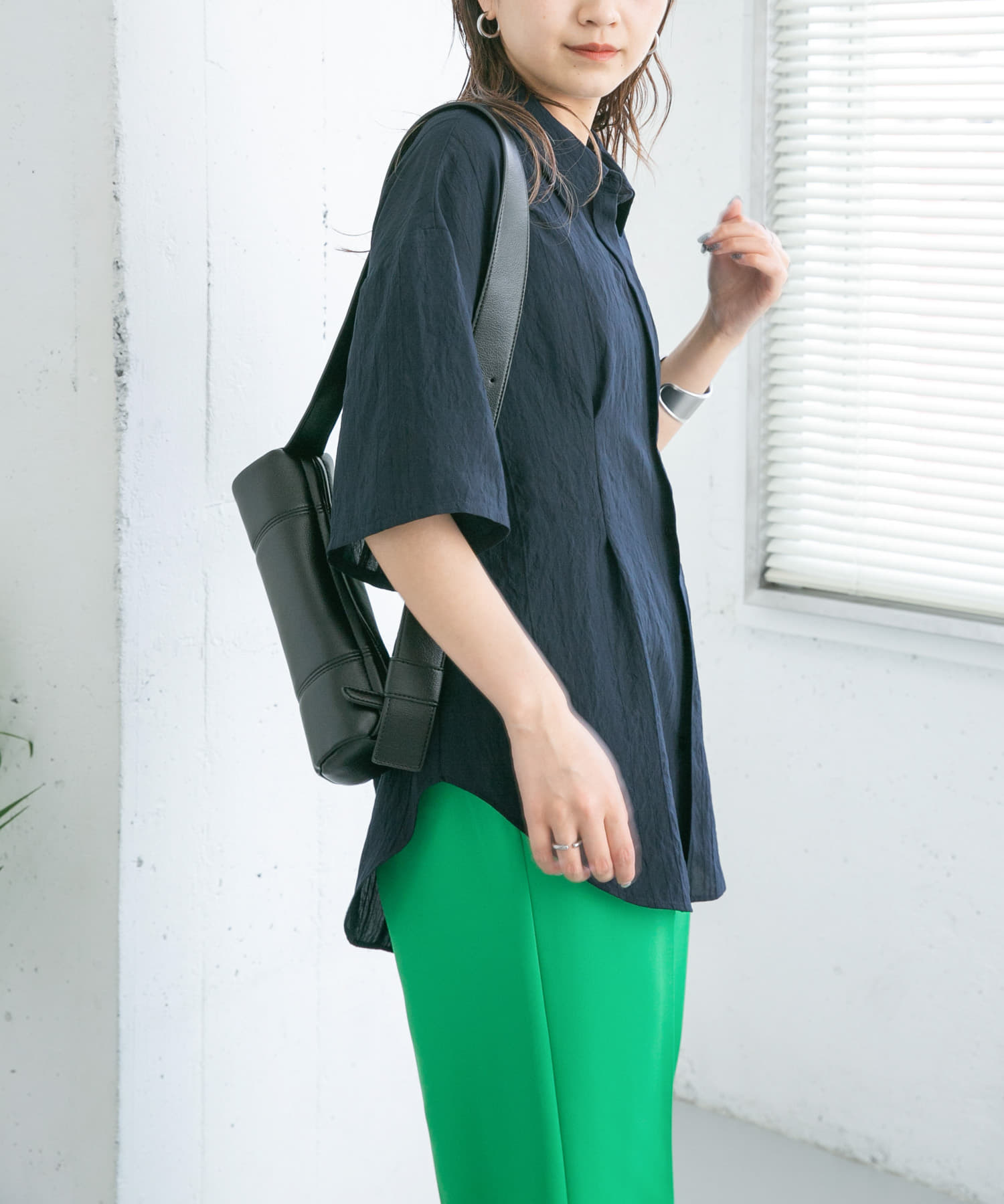 身長：165cm サイズ：one