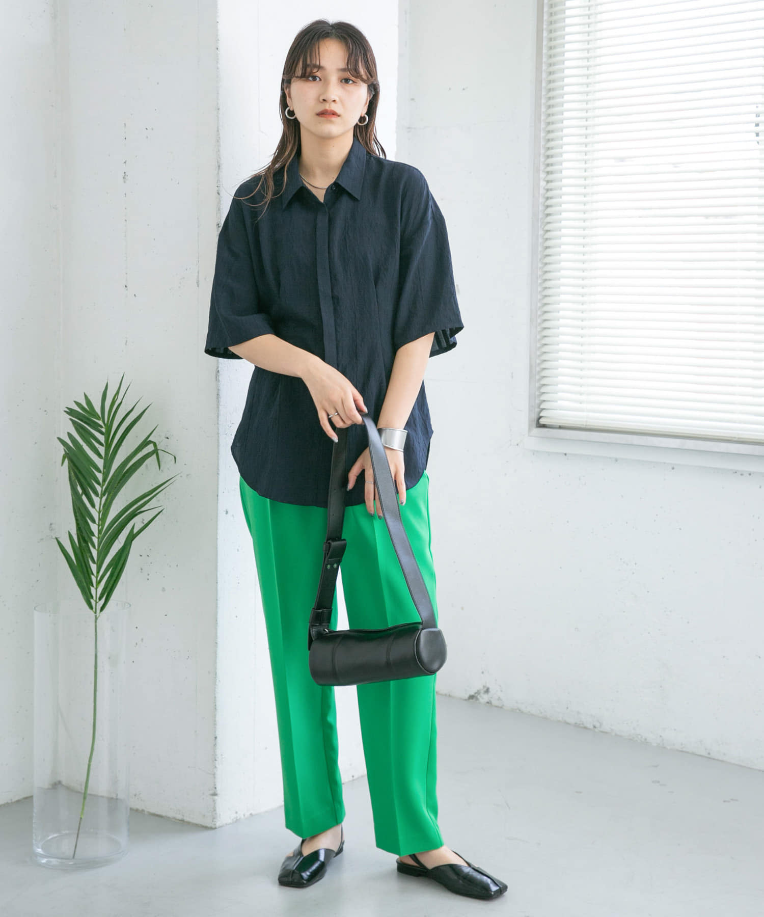 身長：165cm サイズ：one