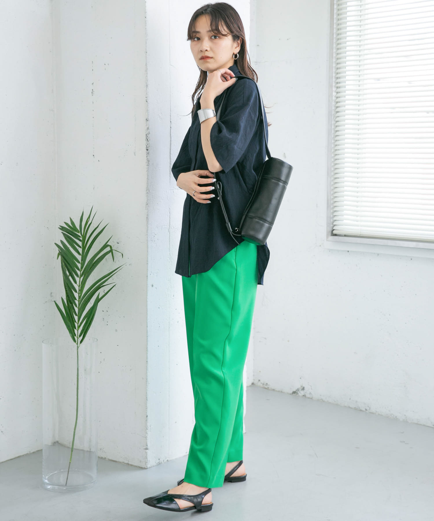 身長：165cm サイズ：one