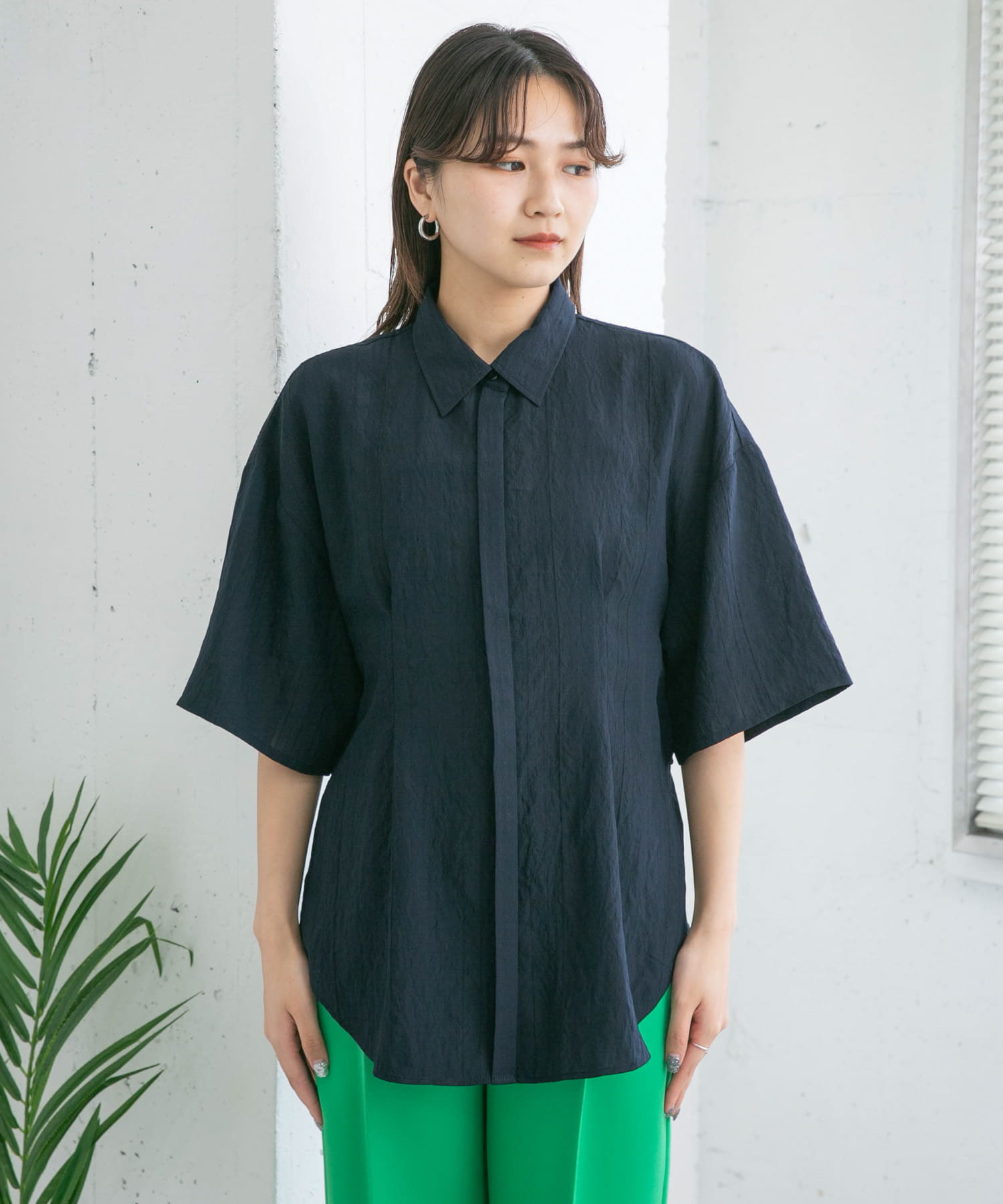 身長：165cm サイズ：one